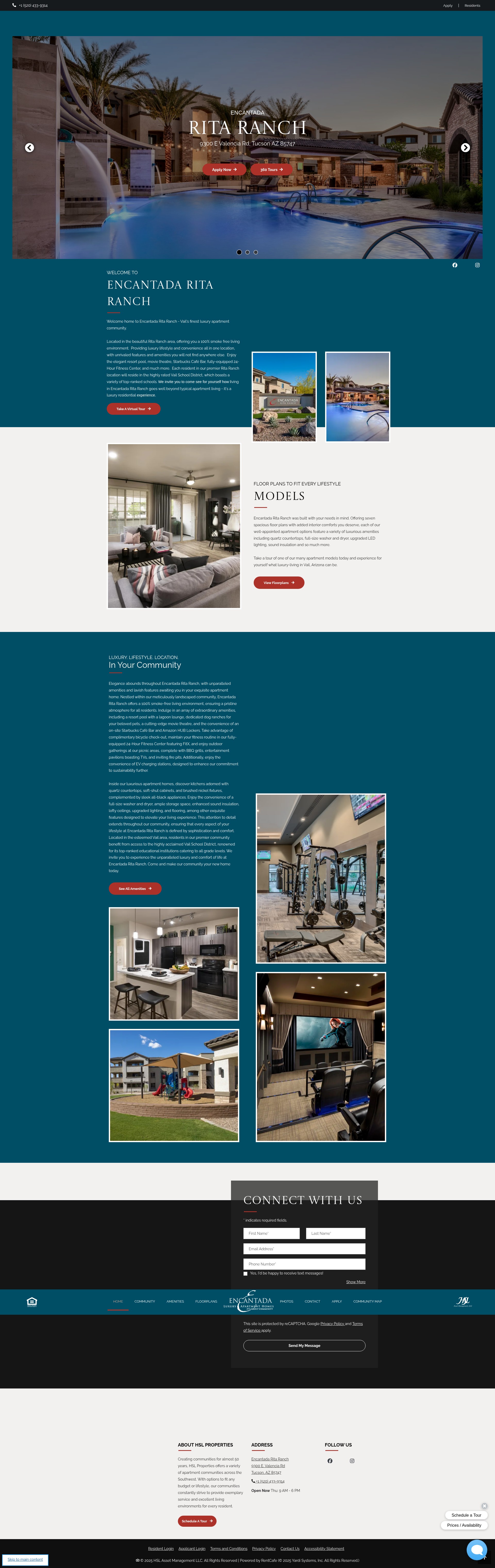 Screenshot of encantadaritaranch.com