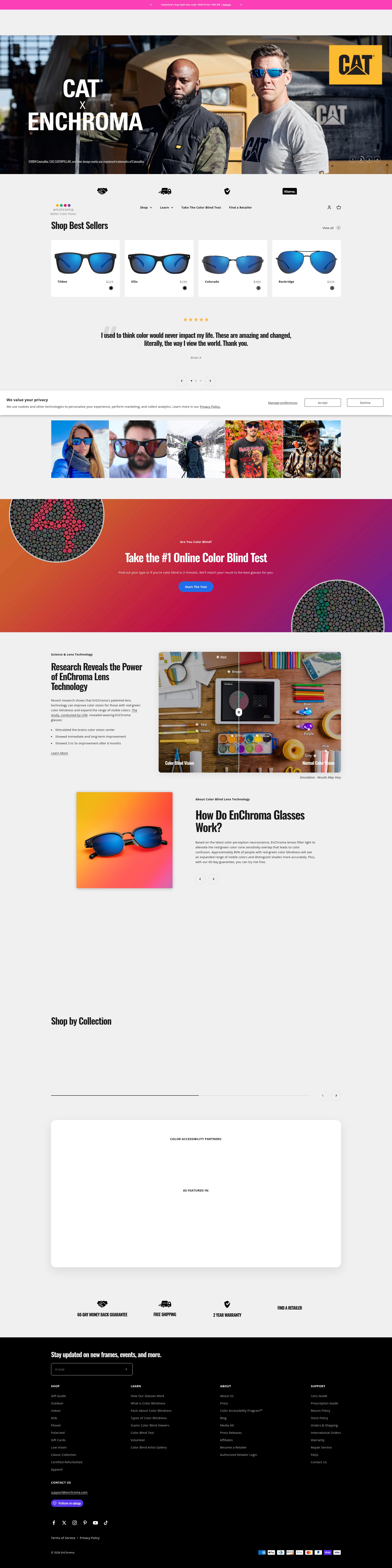Screenshot of enchroma.com