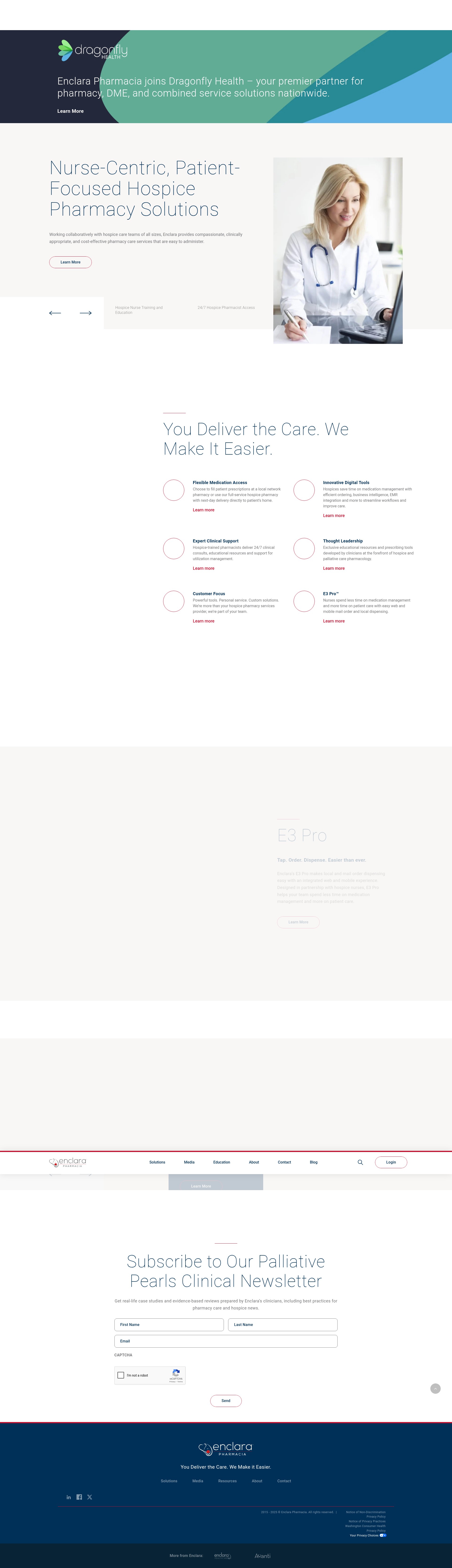 Screenshot of enclarapharmacia.com