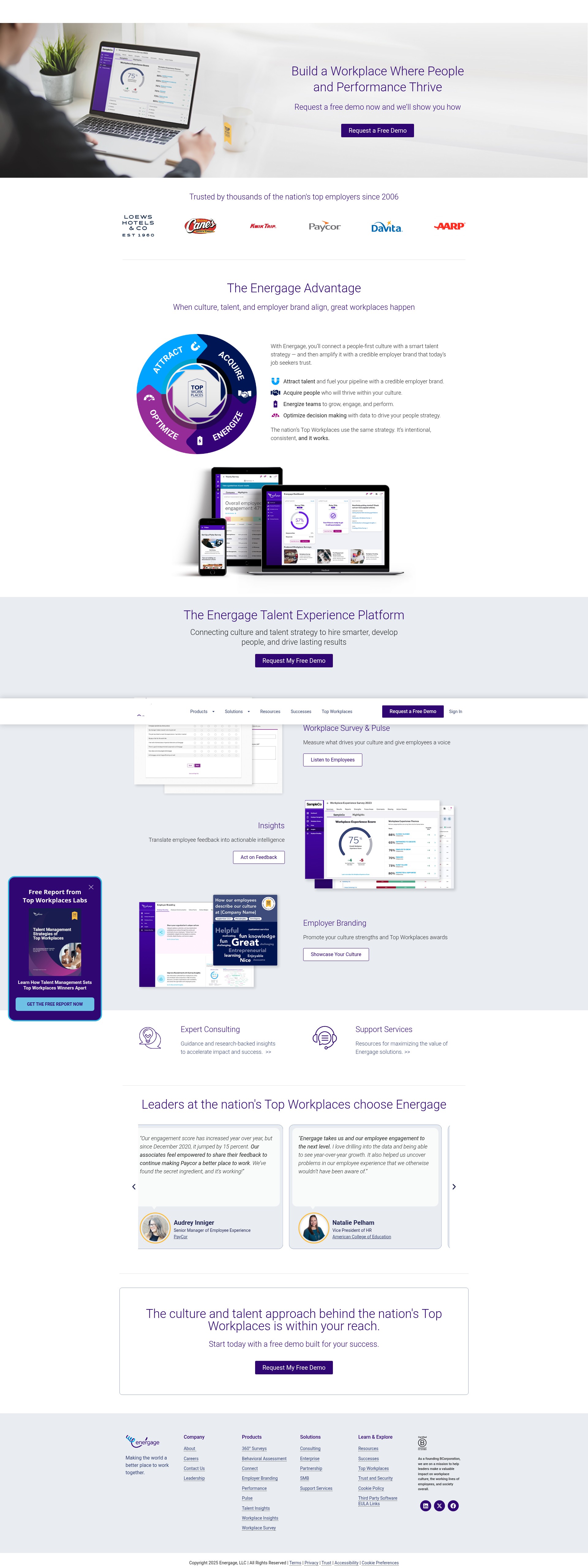 Screenshot of energage.com