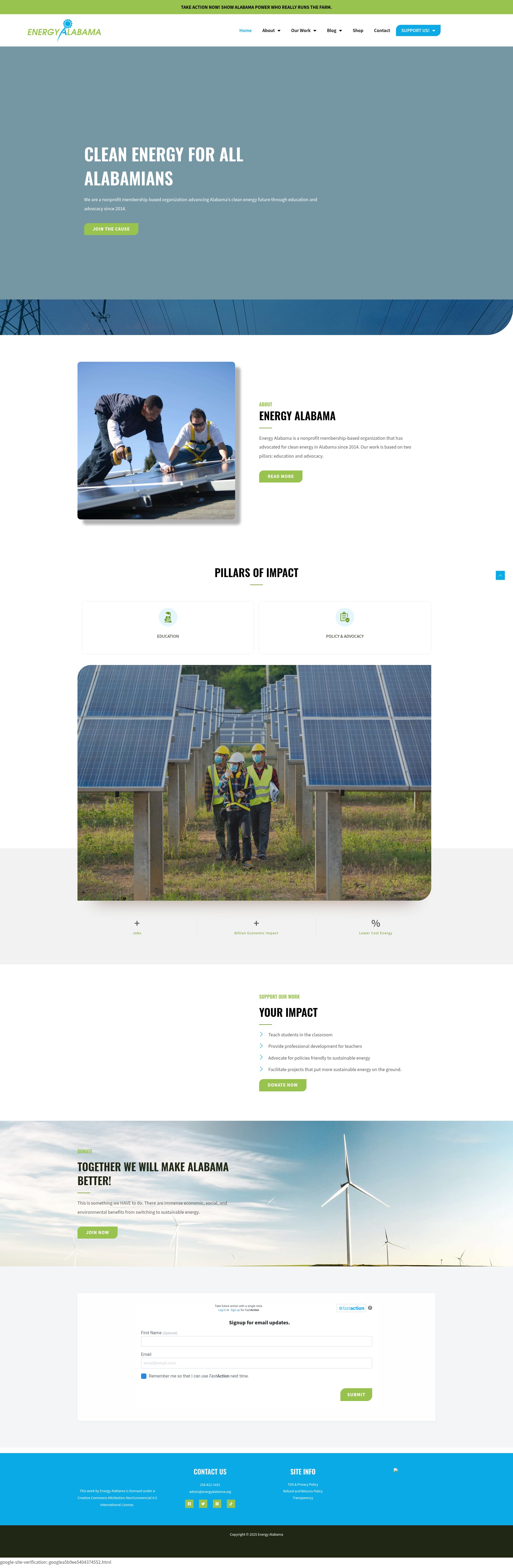 Screenshot of energyalabama.org