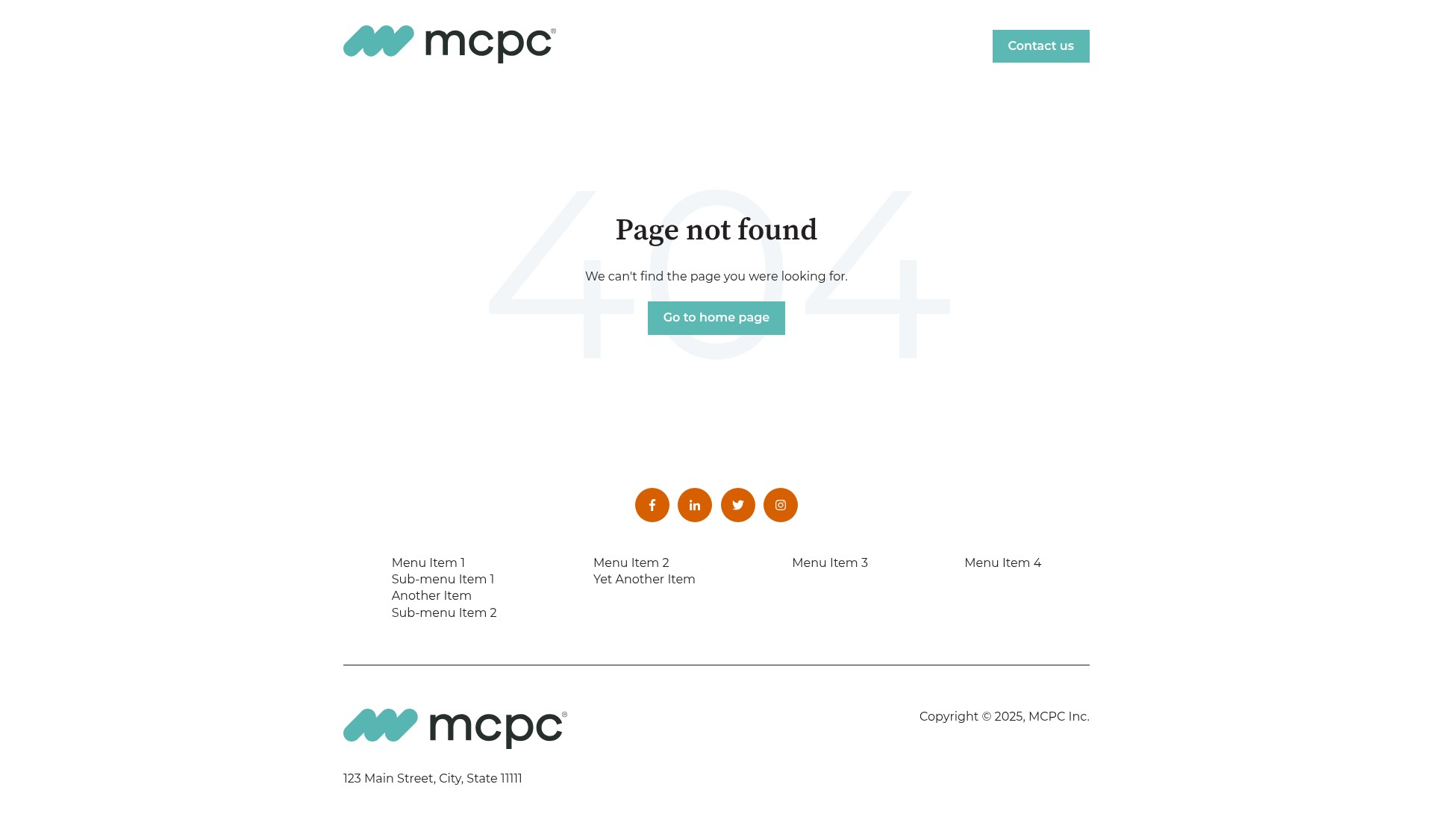 Screenshot of engage.mcpc.com