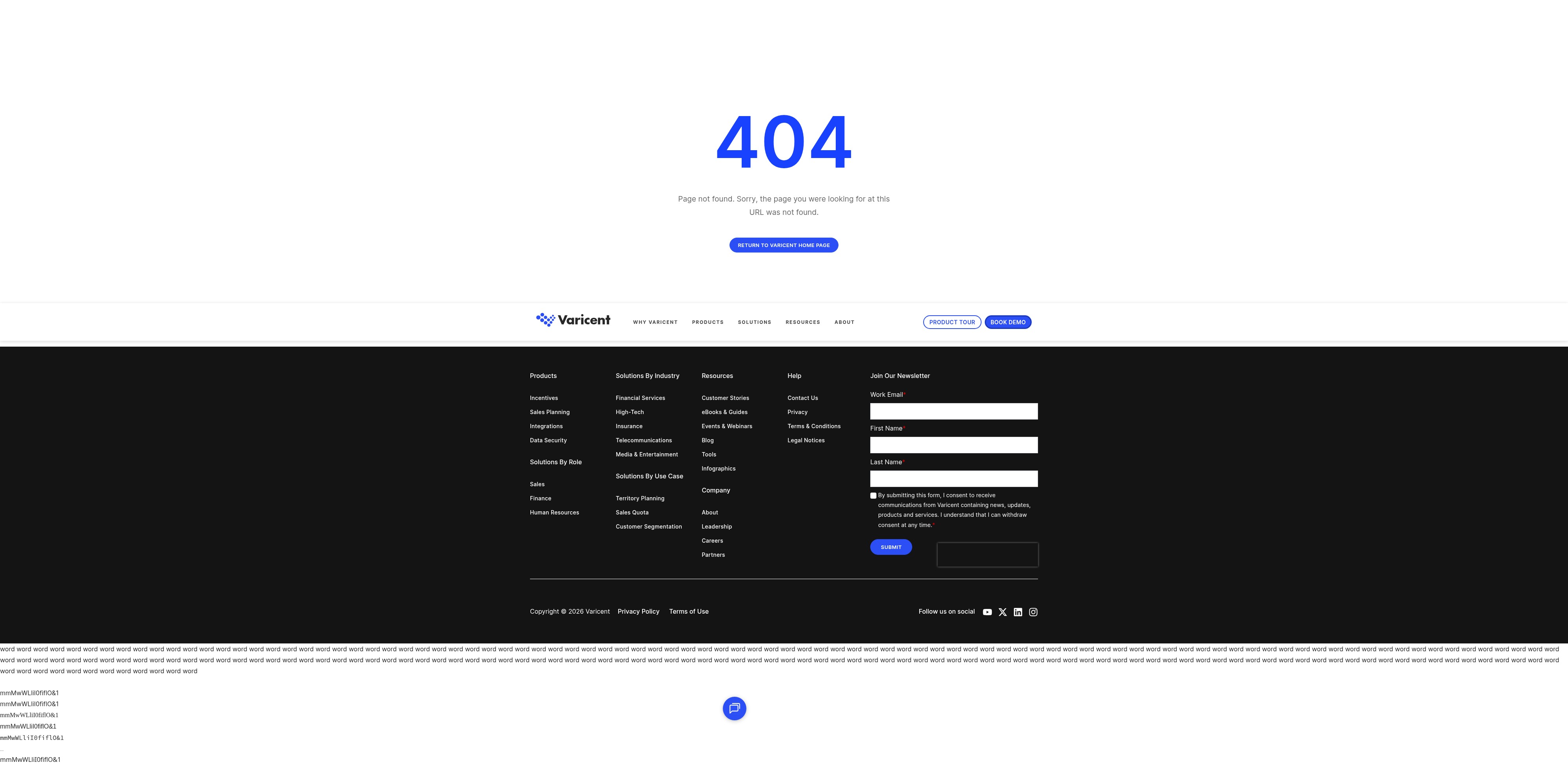 Screenshot of engage.varicent.com