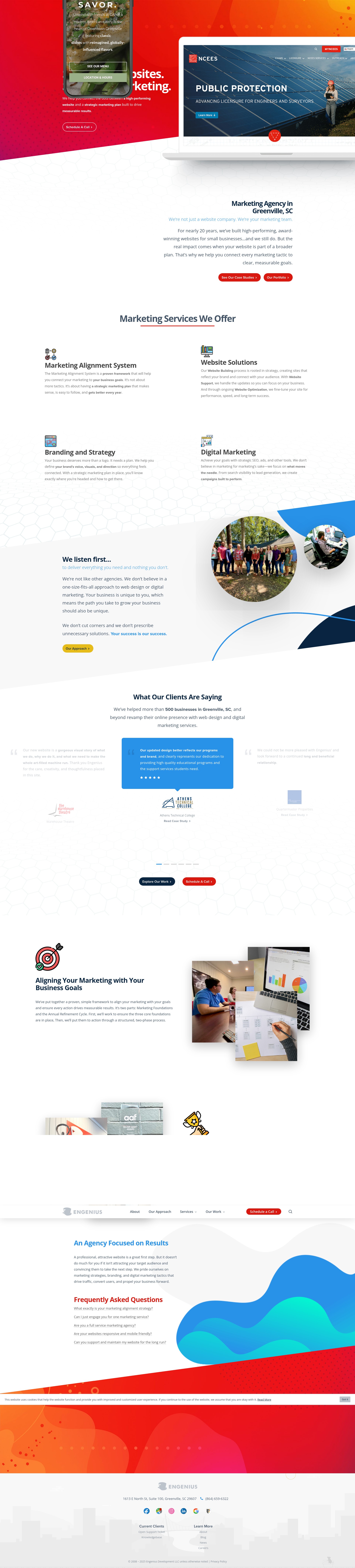 Screenshot of engeniusweb.com