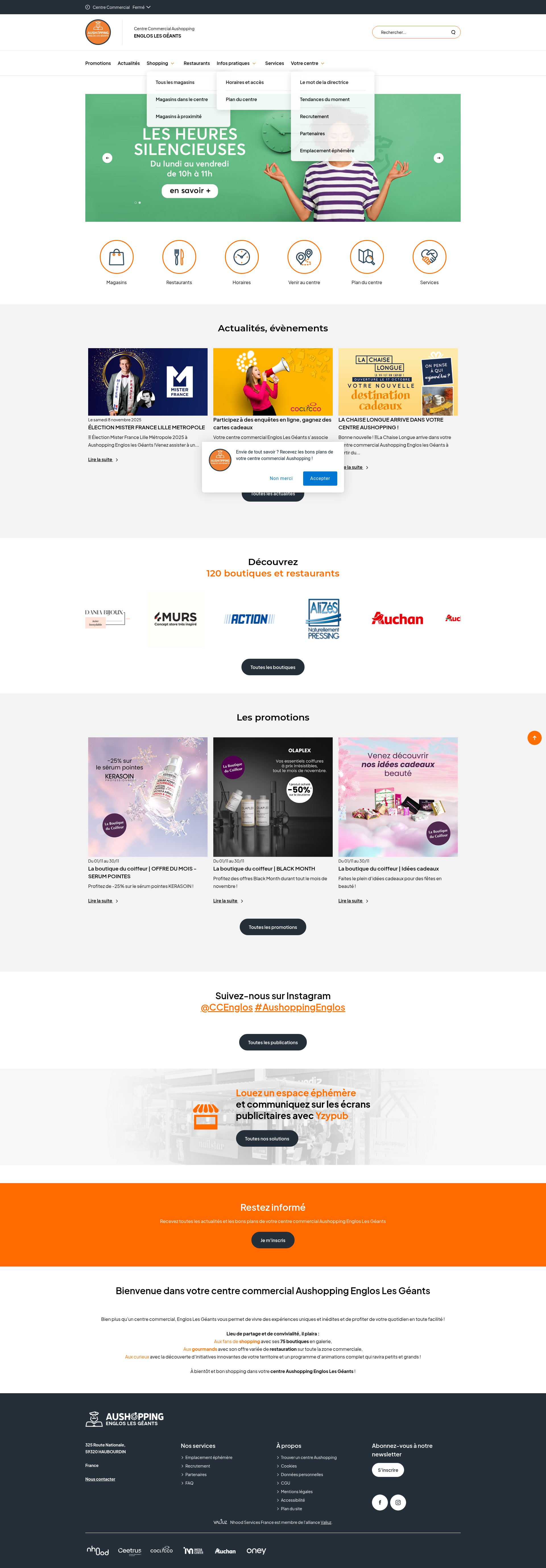Screenshot of englos.aushopping.com