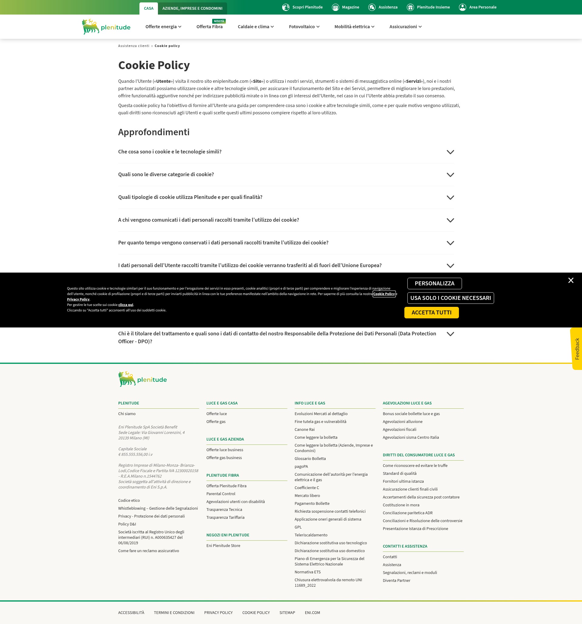 Screenshot of eniplenitude.com