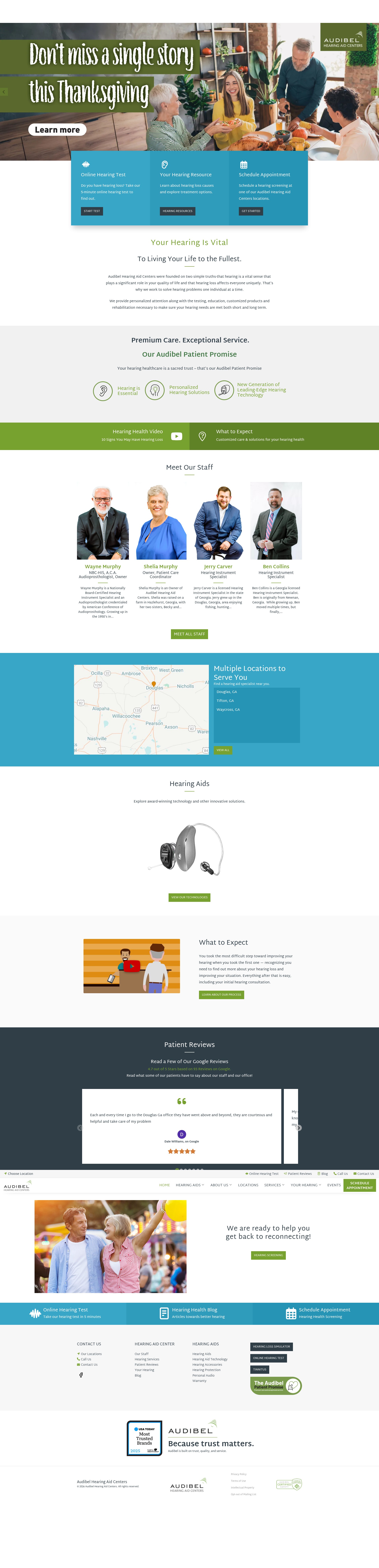 Screenshot of enjoybetterhearing.net