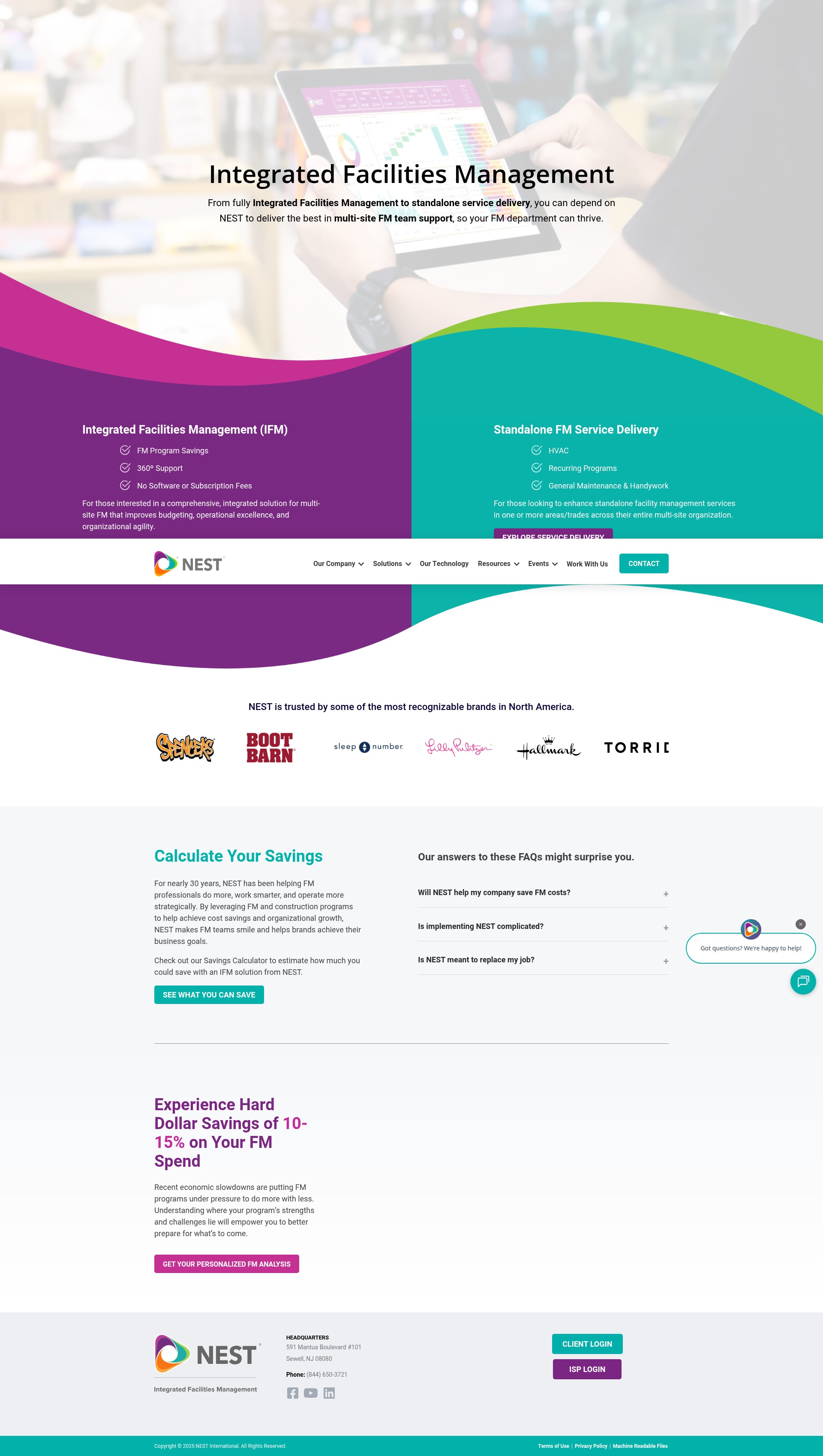 Screenshot of enternest.com
