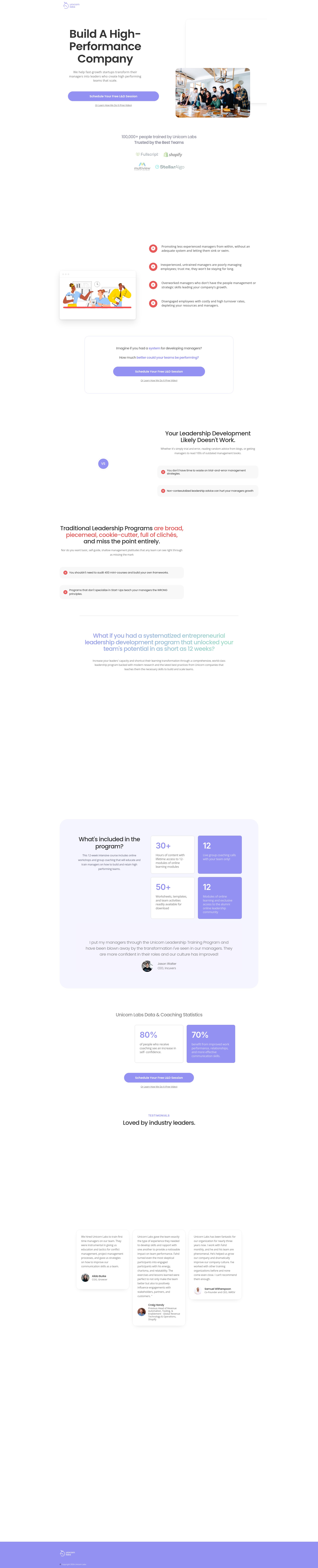 Screenshot of enterprise.unicornlabs.ca