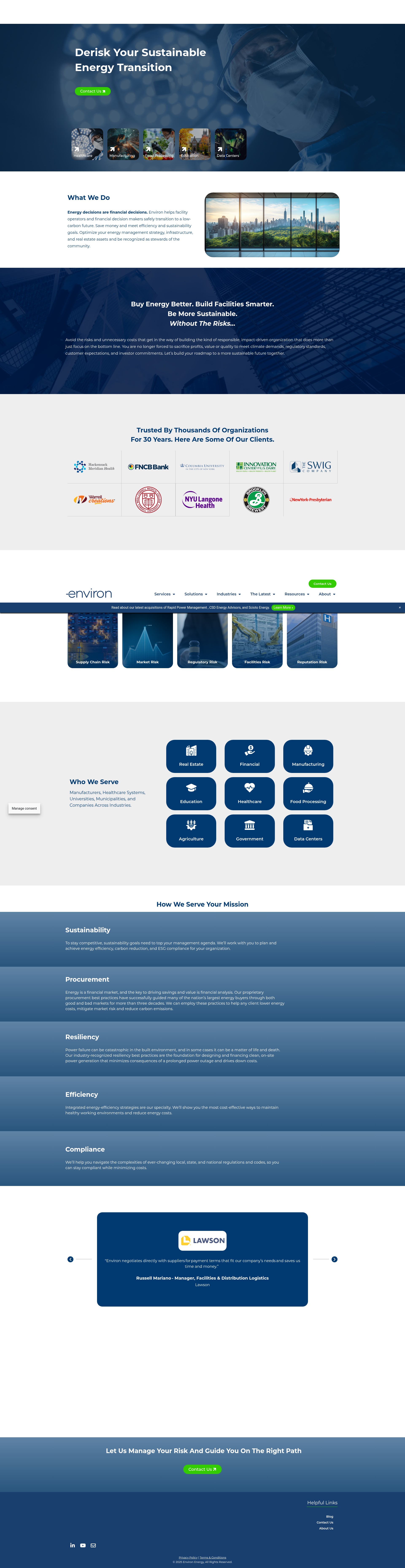 Screenshot of environenergy.com