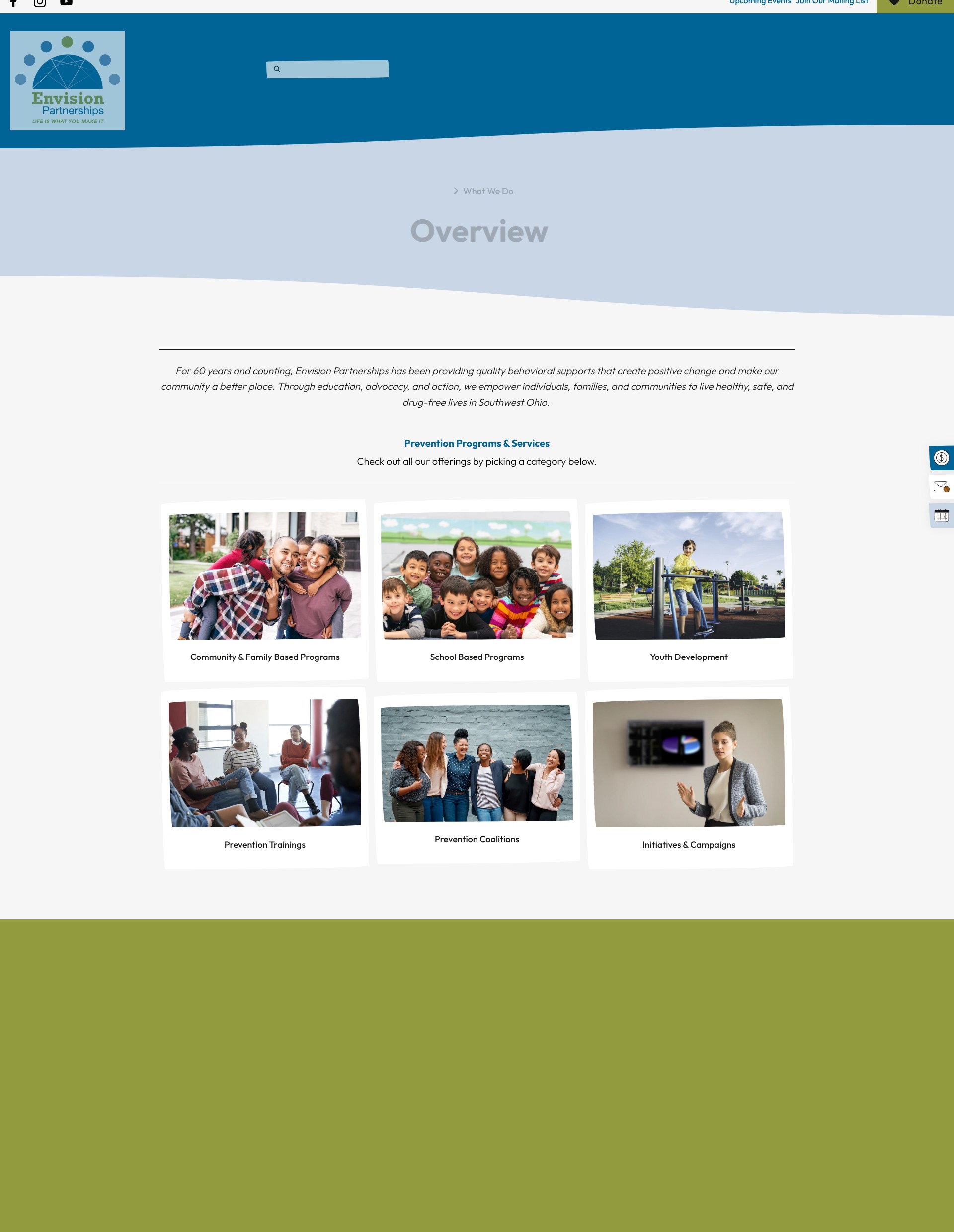 Screenshot of envisionpartnerships.org