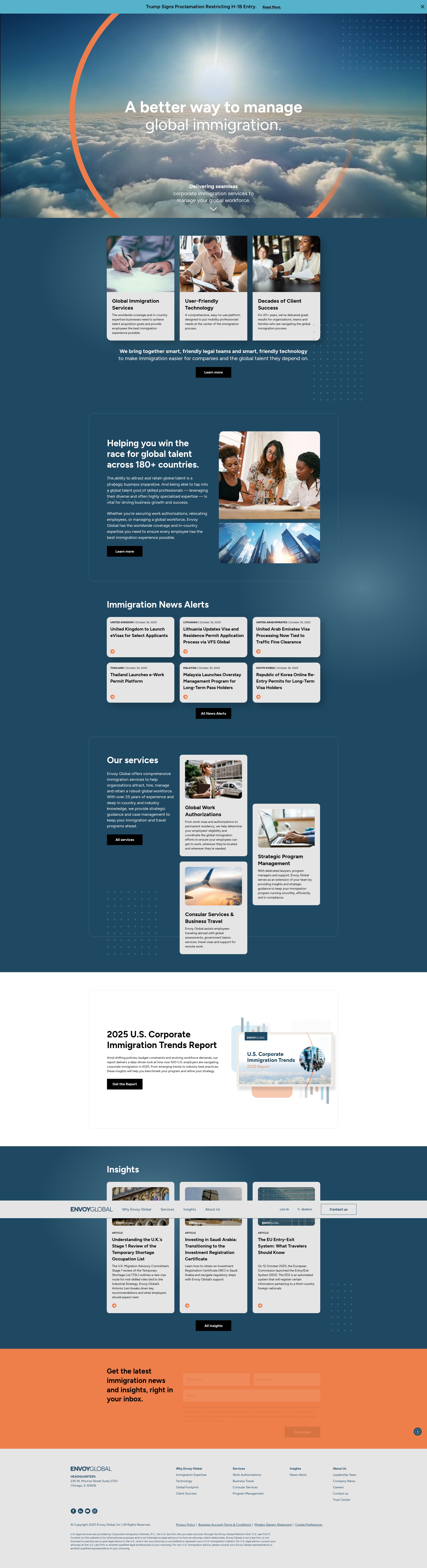Screenshot of envoyglobal.com