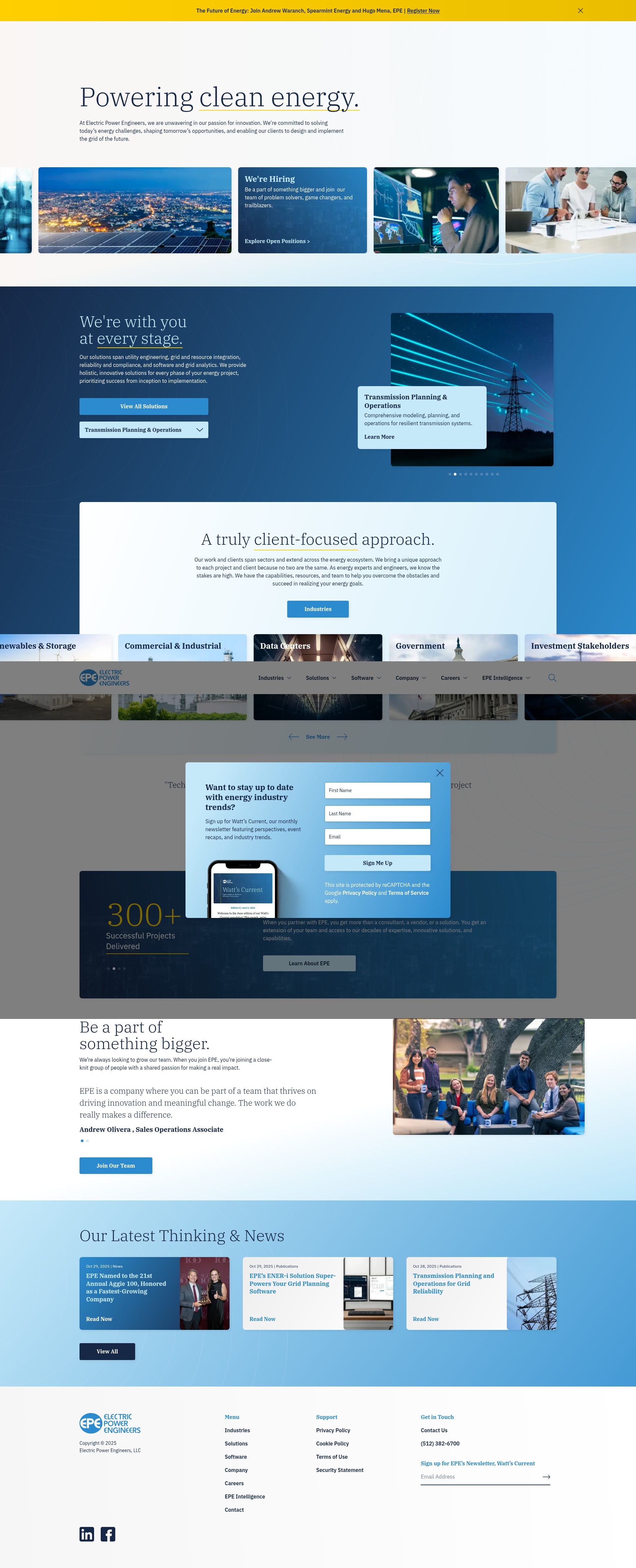 Screenshot of epeconsulting.com
