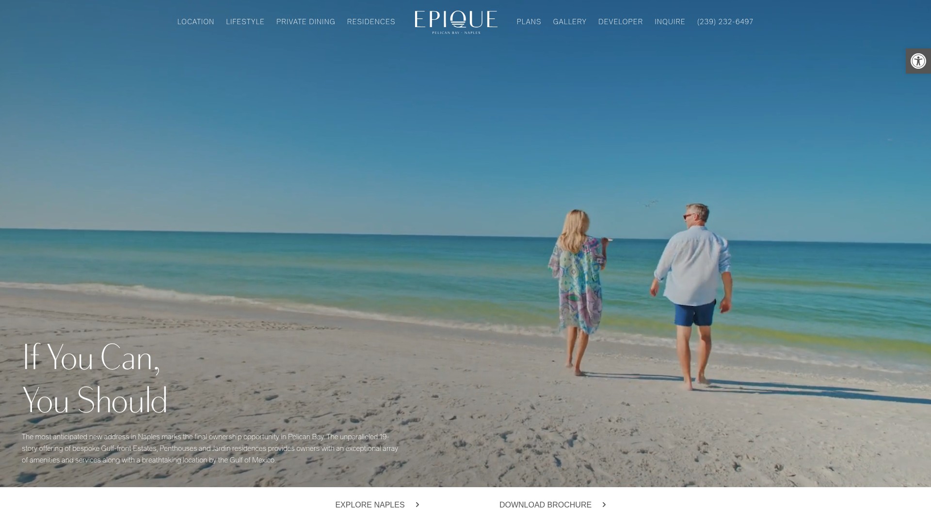 Screenshot of epiquepelicanbay.com