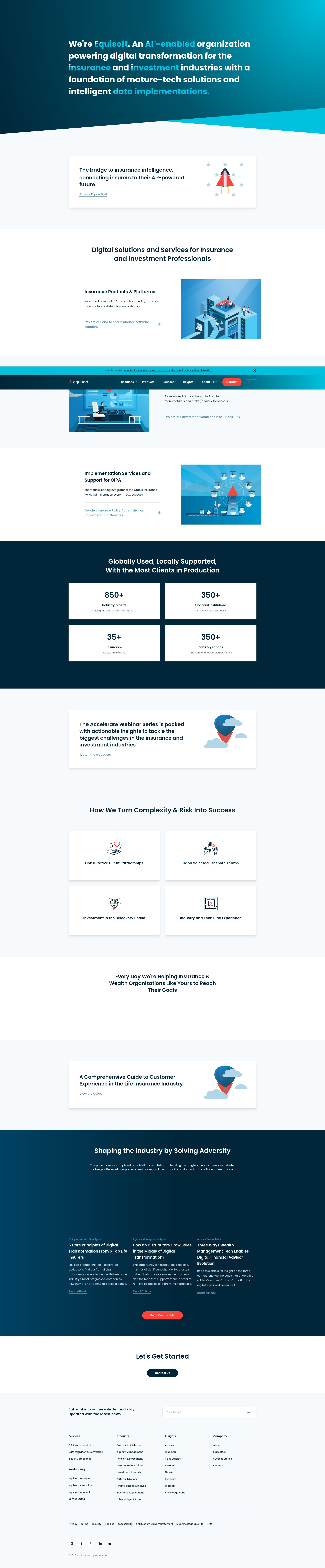 Screenshot of equisoft.com