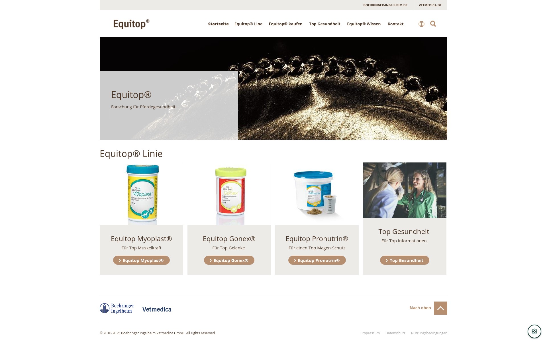 Screenshot of equitop.de