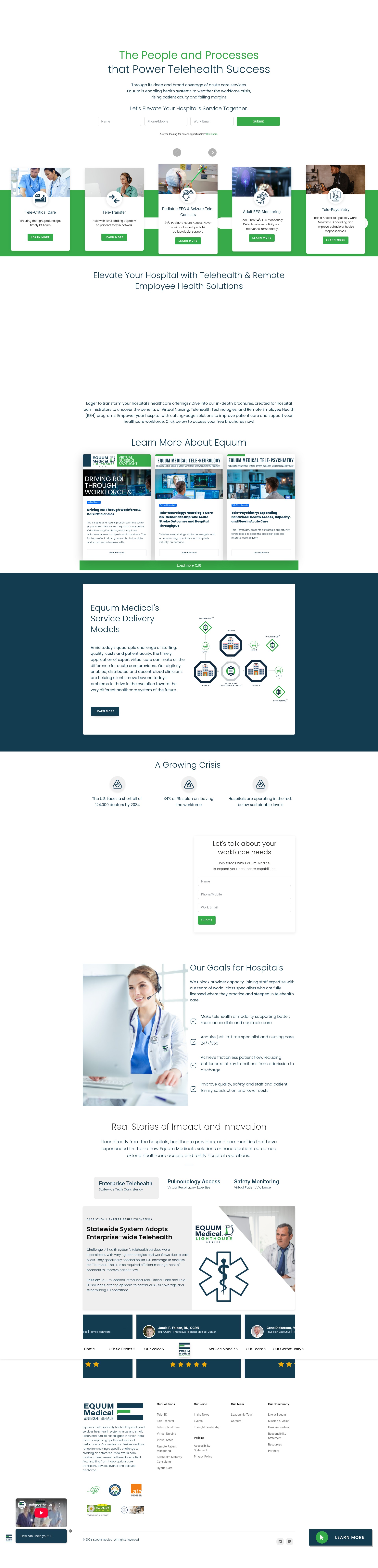 Screenshot of equummedical.com