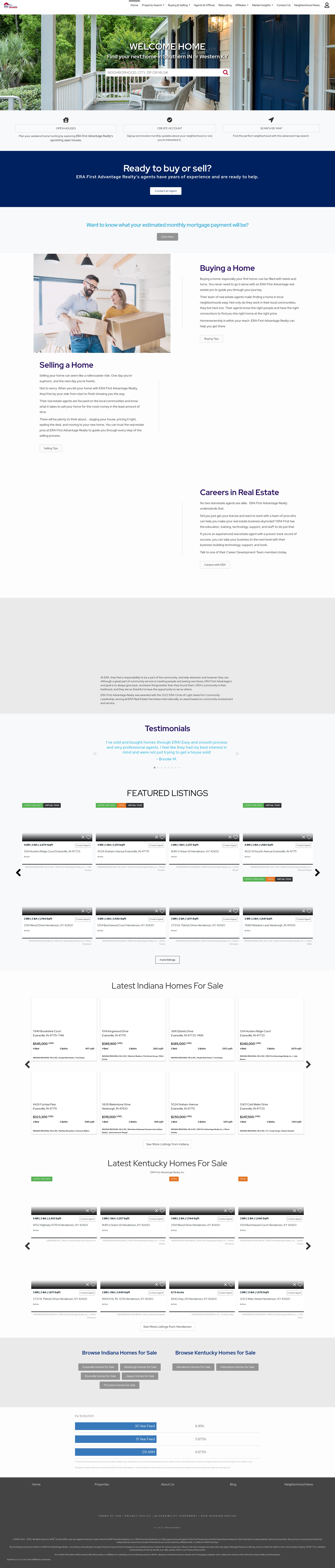 Screenshot of erafirst.com
