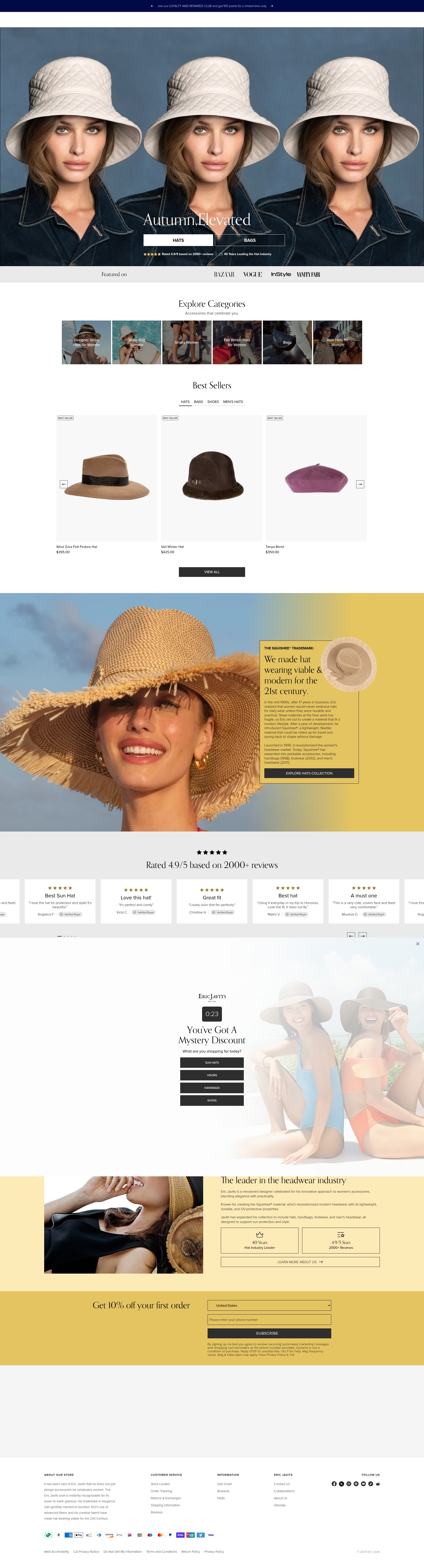 Screenshot of ericjavits.com