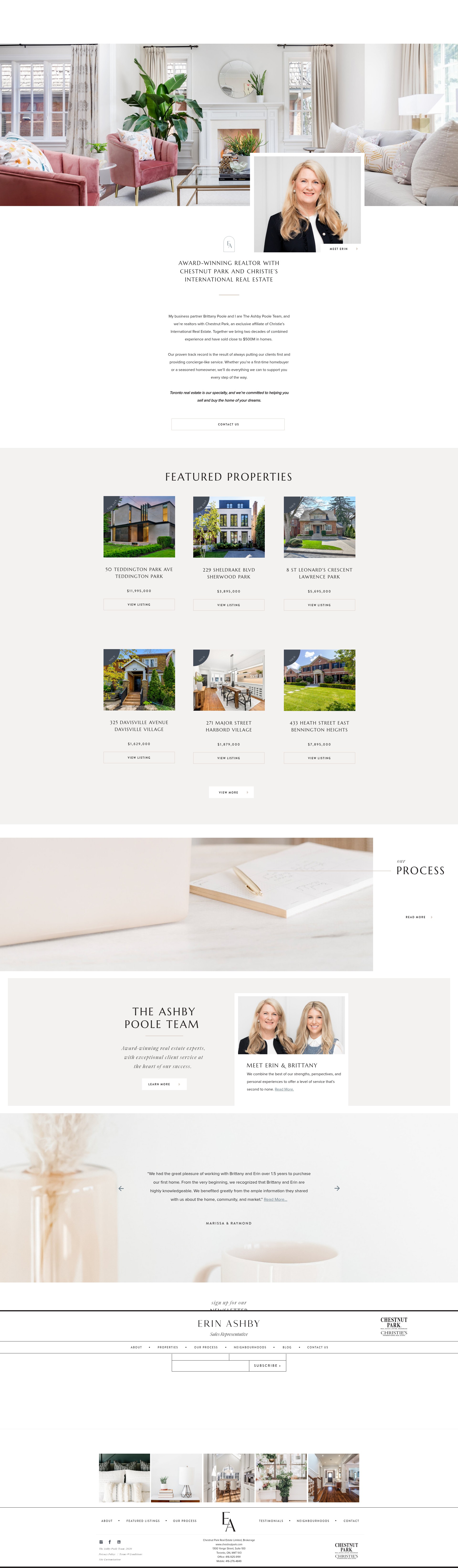 Screenshot of erinashby.com