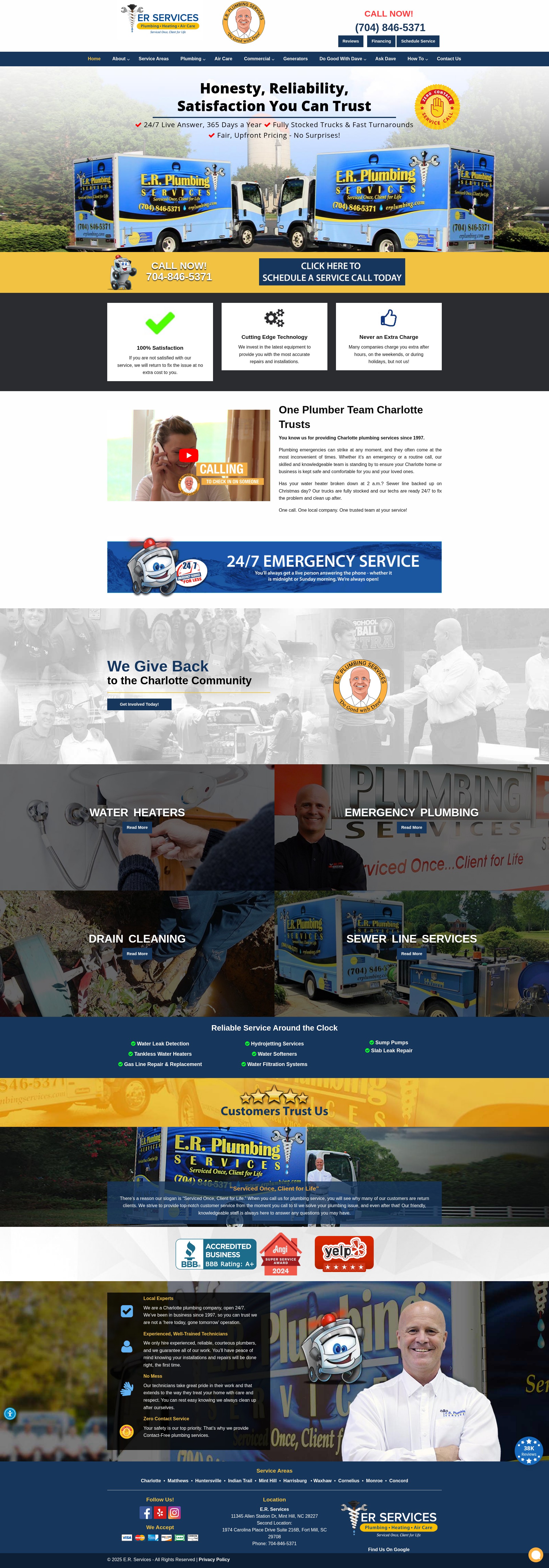 Screenshot of erplumbing.com