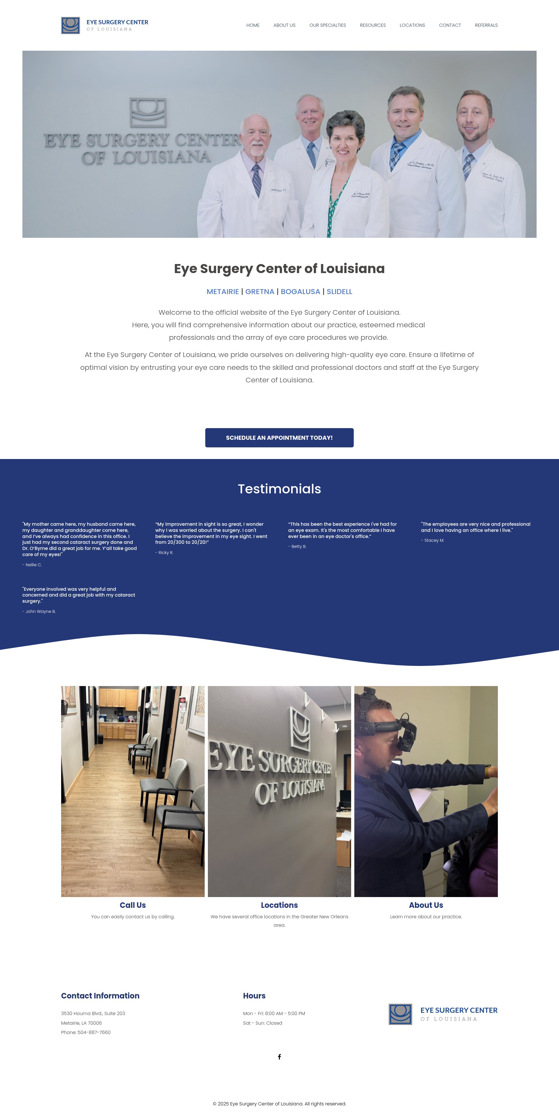 Screenshot of escla.net