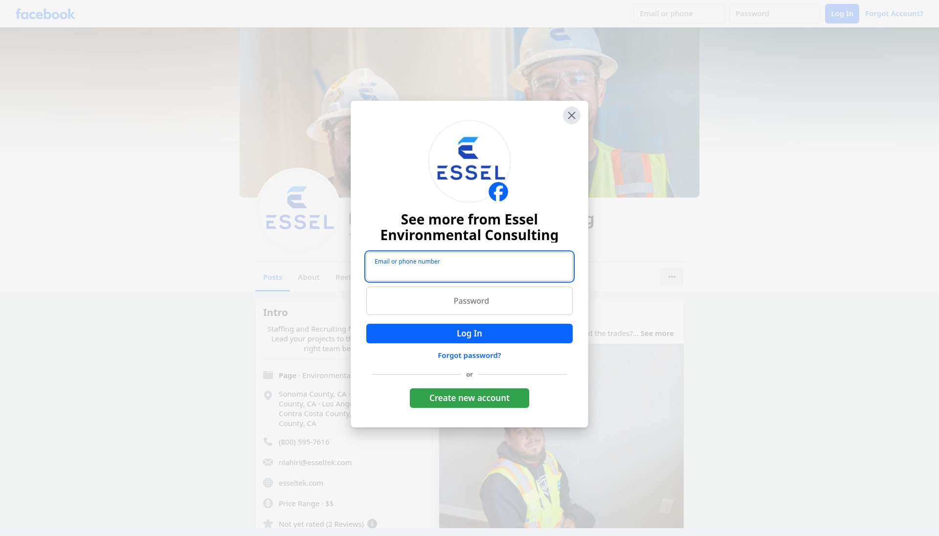 Screenshot of esseltek.com