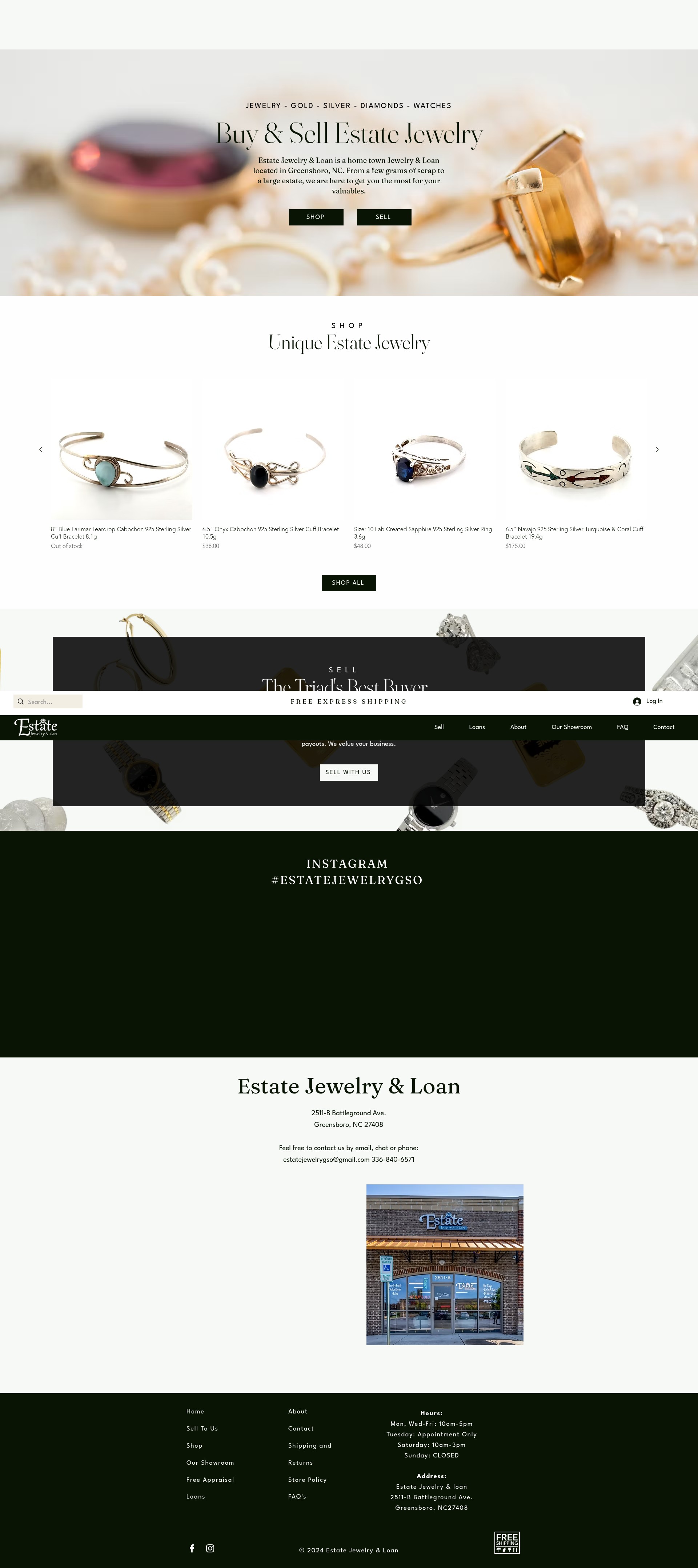 Screenshot of estatejewelryloan.com