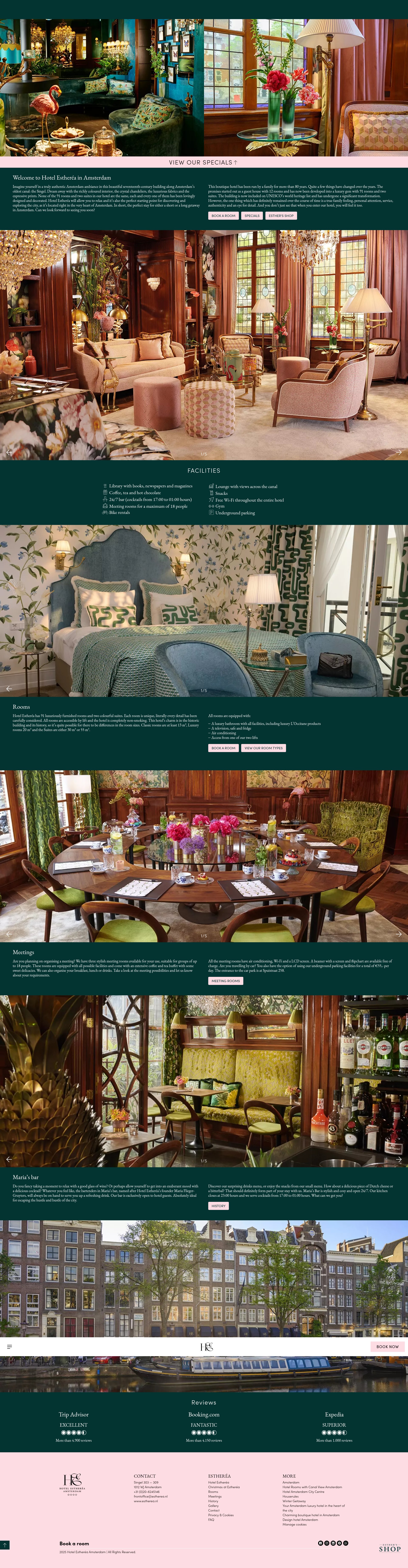 Screenshot of estherea.nl
