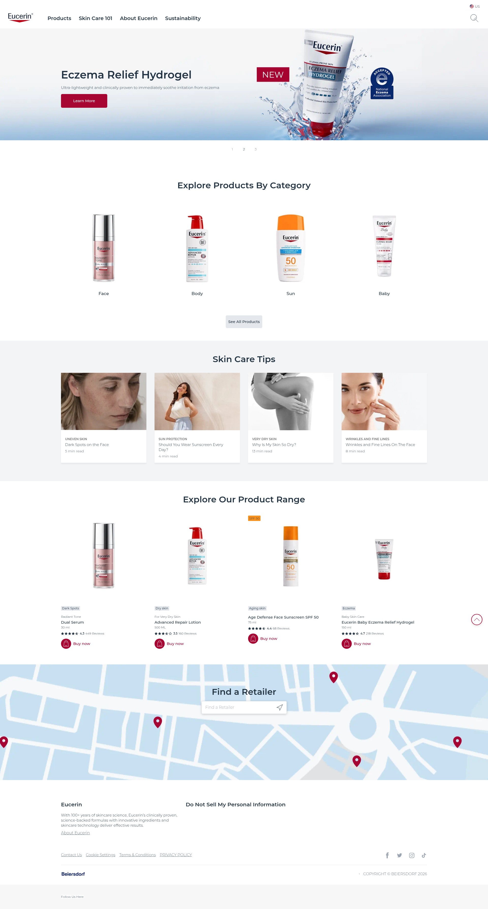 Screenshot of eucerinus.com
