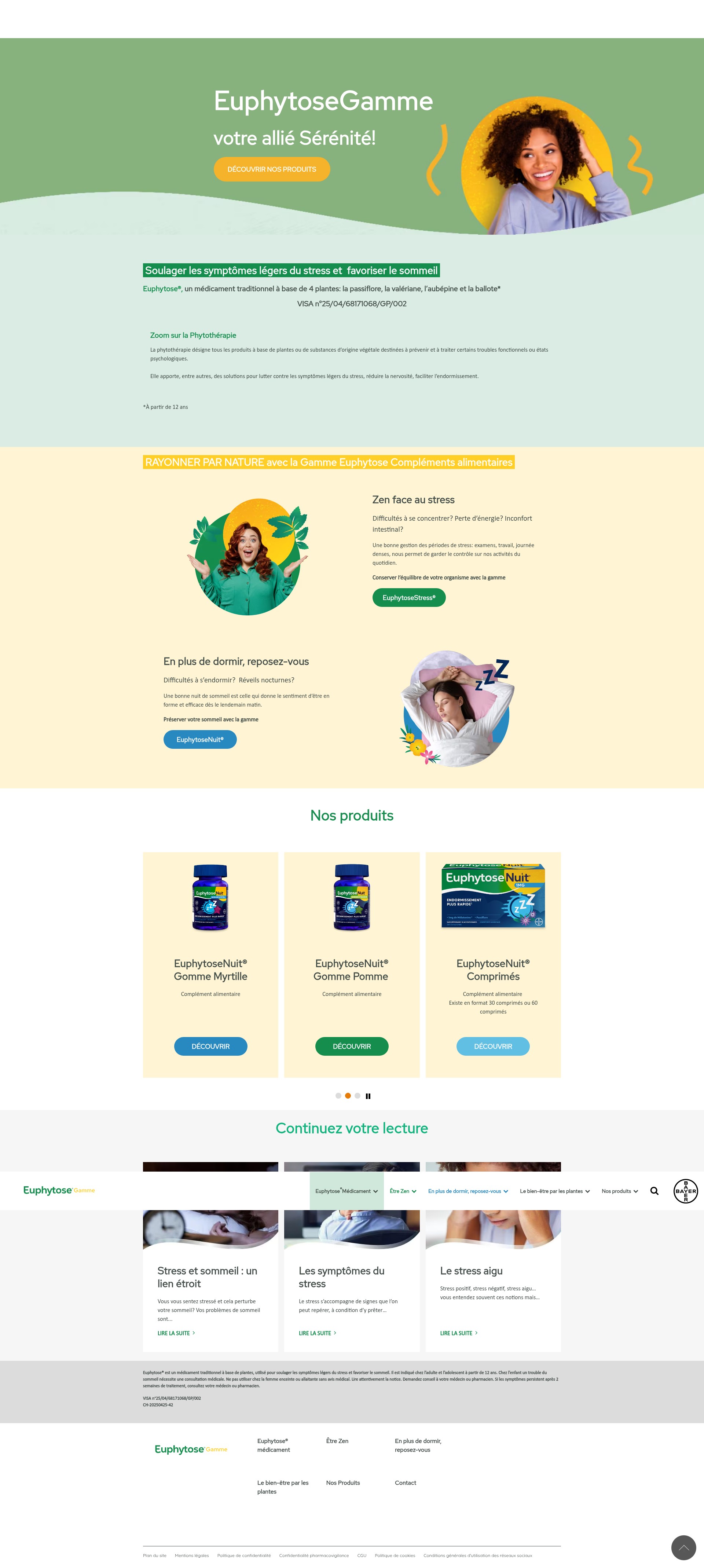 Screenshot of euphytosegamme.fr