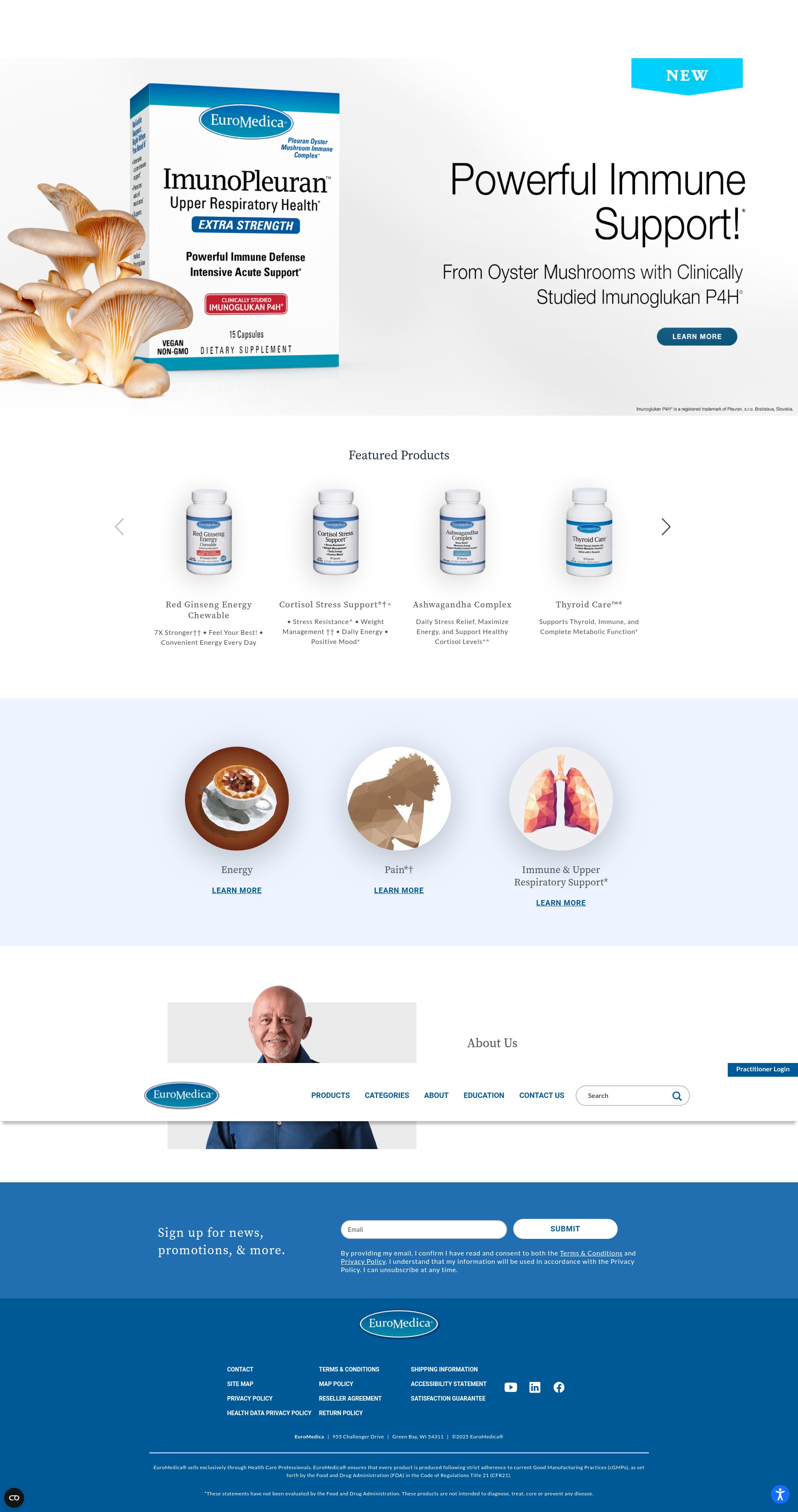 Screenshot of euromedicausa.com