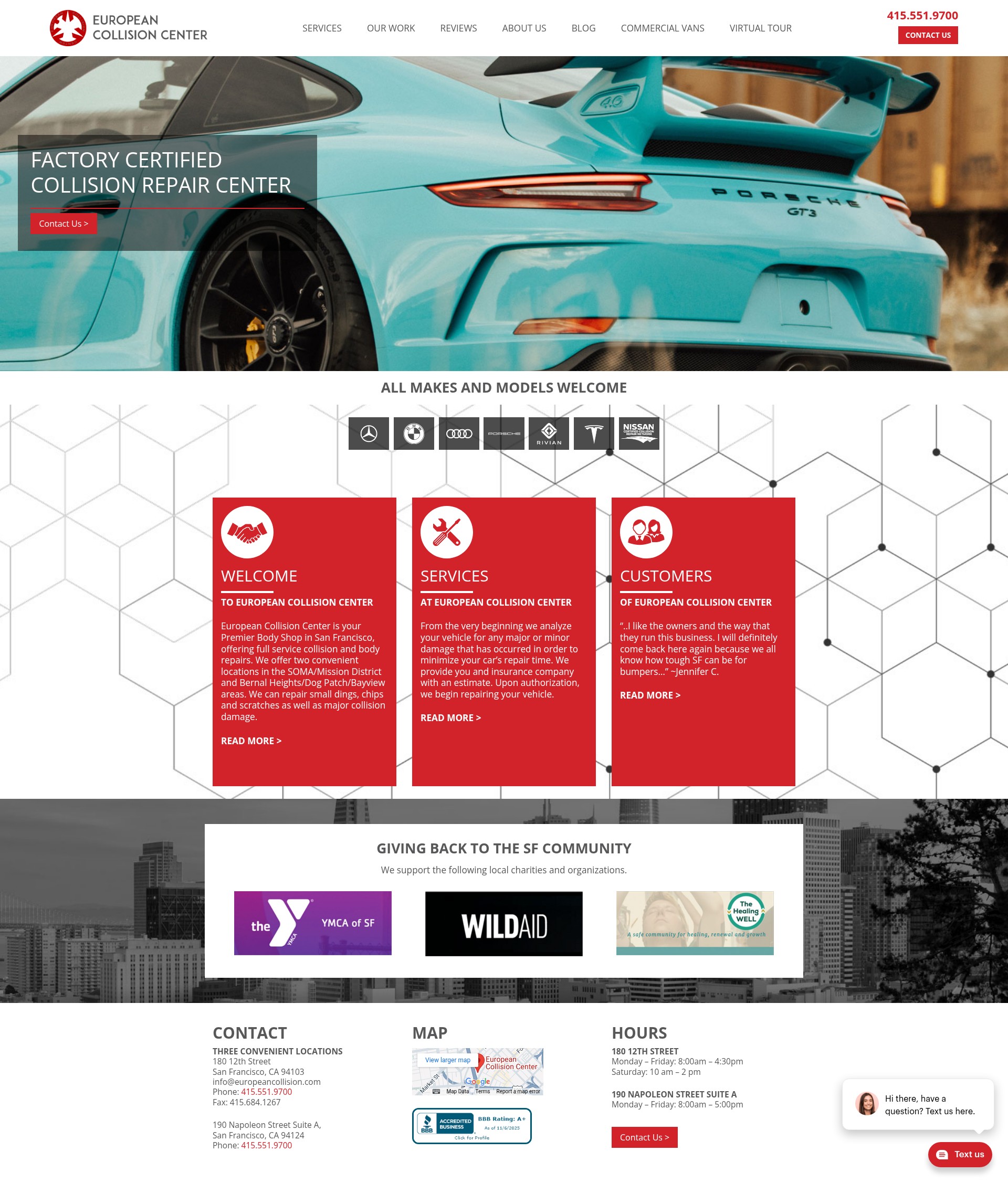 Screenshot of europeancollision.com