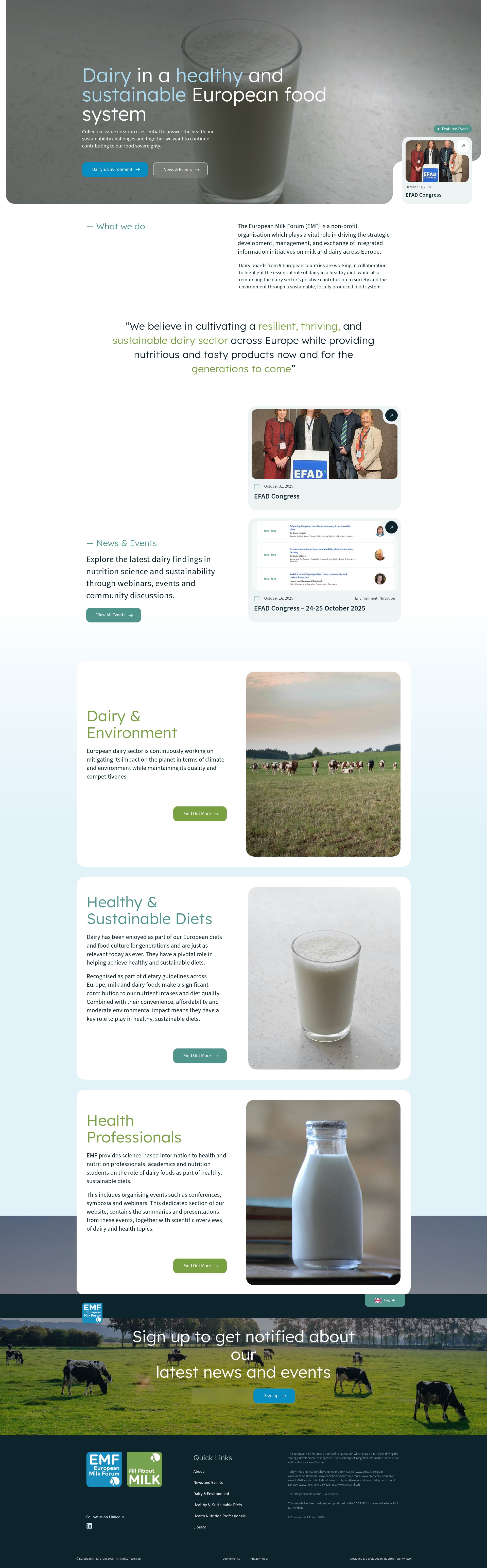 Screenshot of europeanmilkforum.com