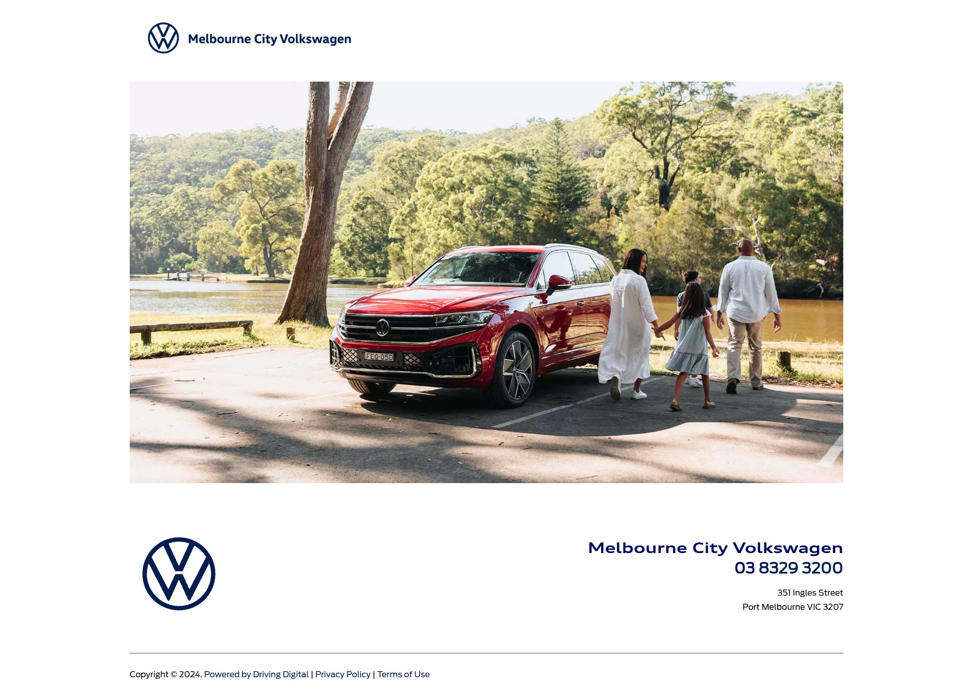 Screenshot of event.melbournecityvolkswagen.com.au