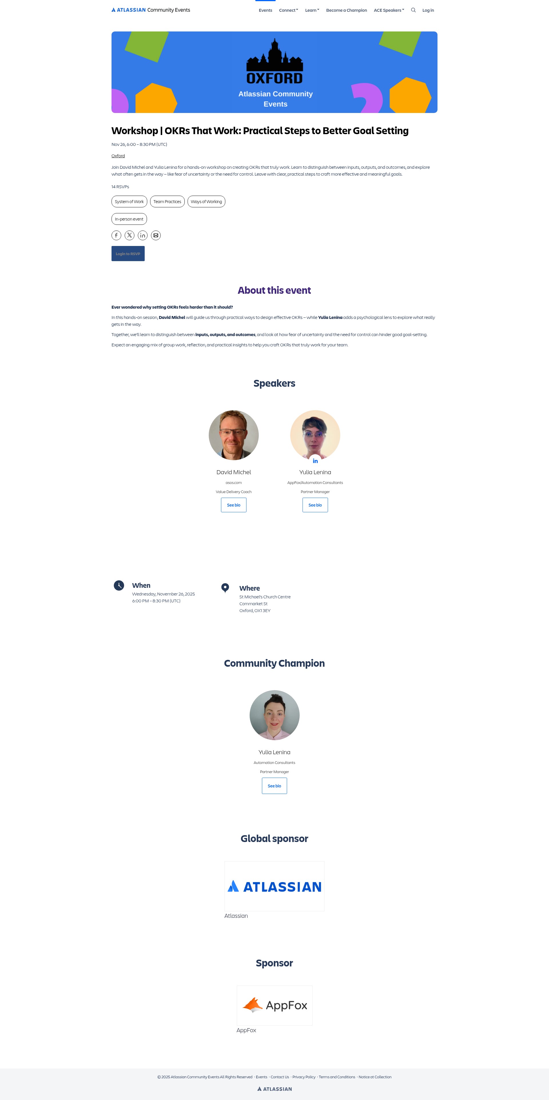 Screenshot of events.atlassian.com