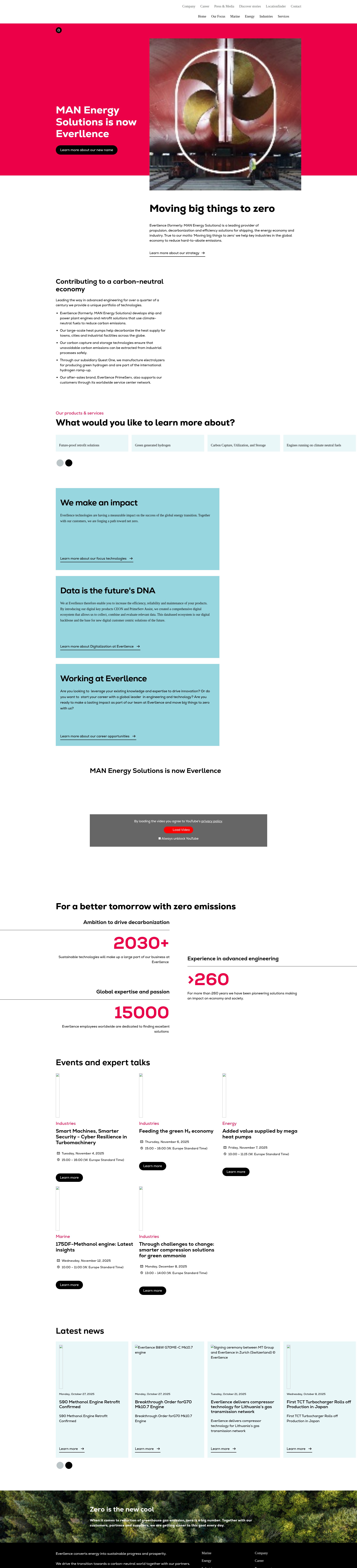 Screenshot of everllence.com