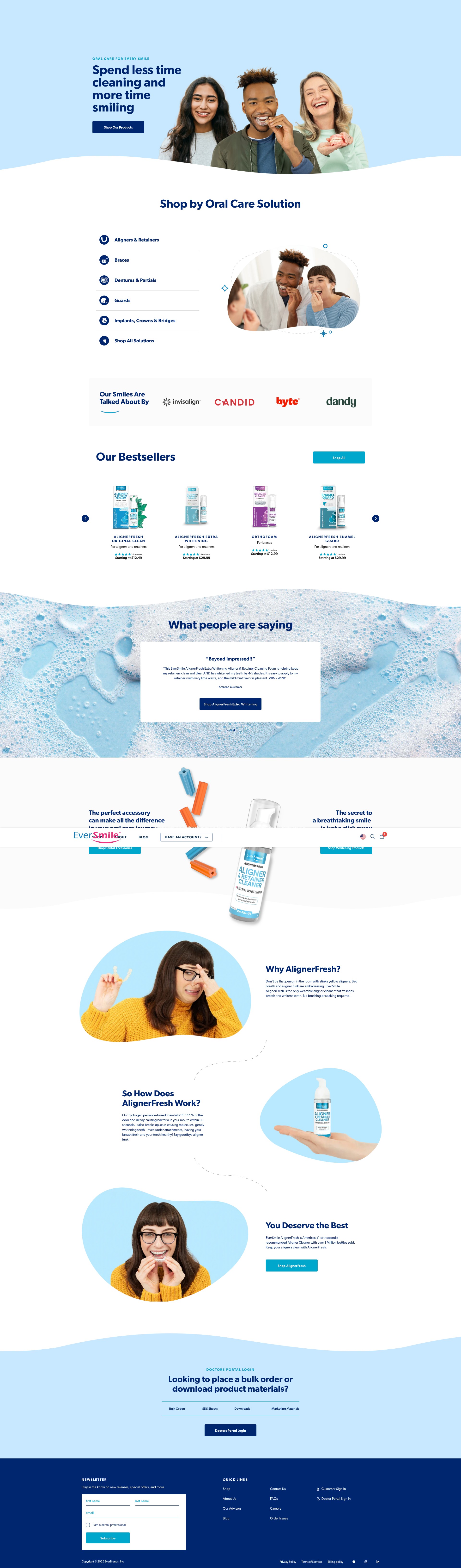 Screenshot of eversmilewhite.com