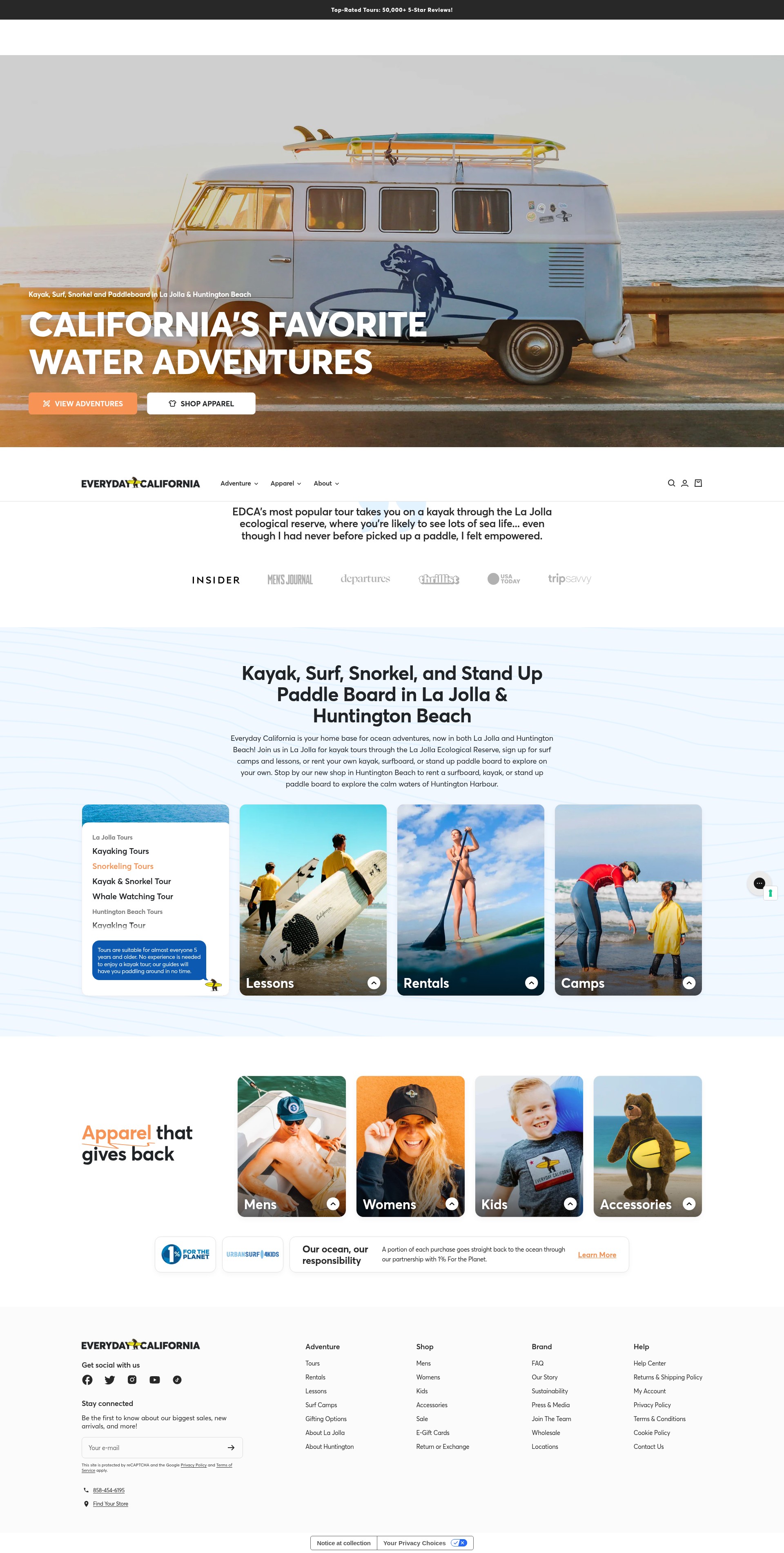Screenshot of everydaycalifornia.com