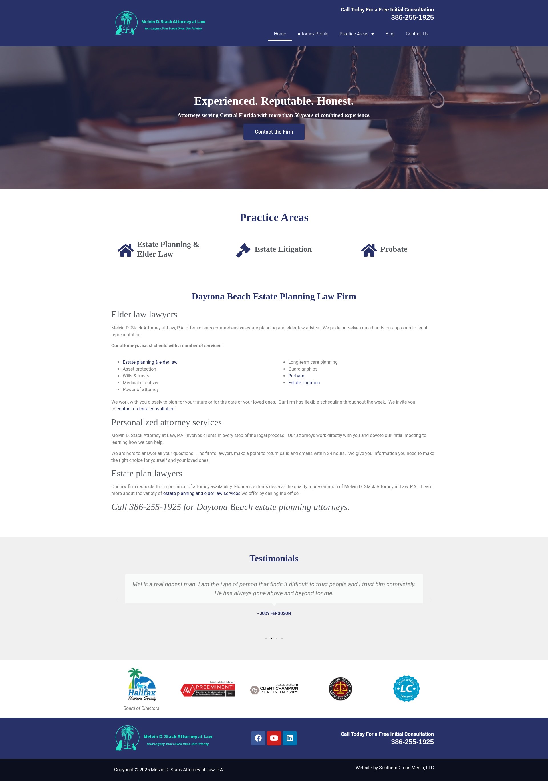 Screenshot of everystackattorneys.com