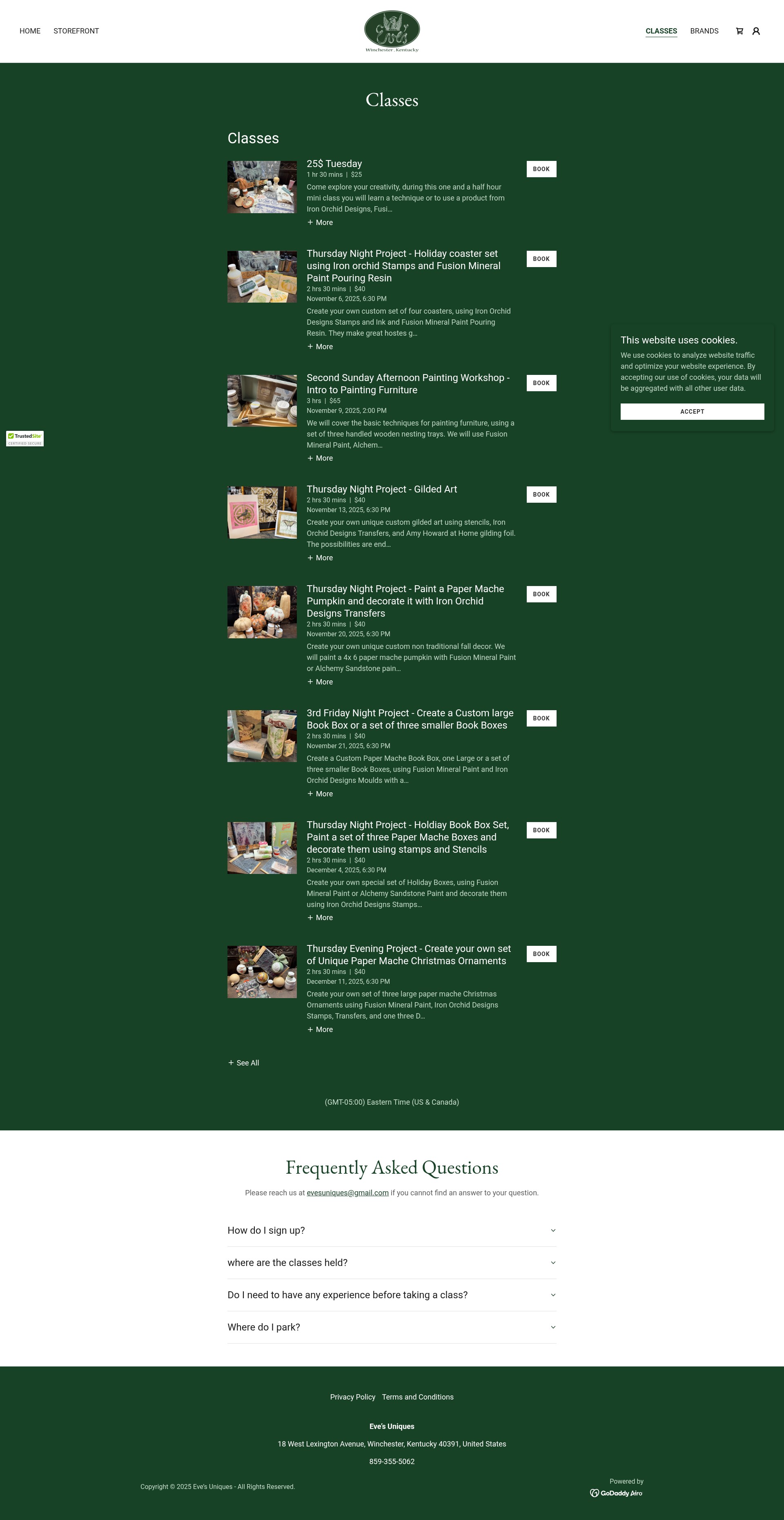 Screenshot of evesuniques.com