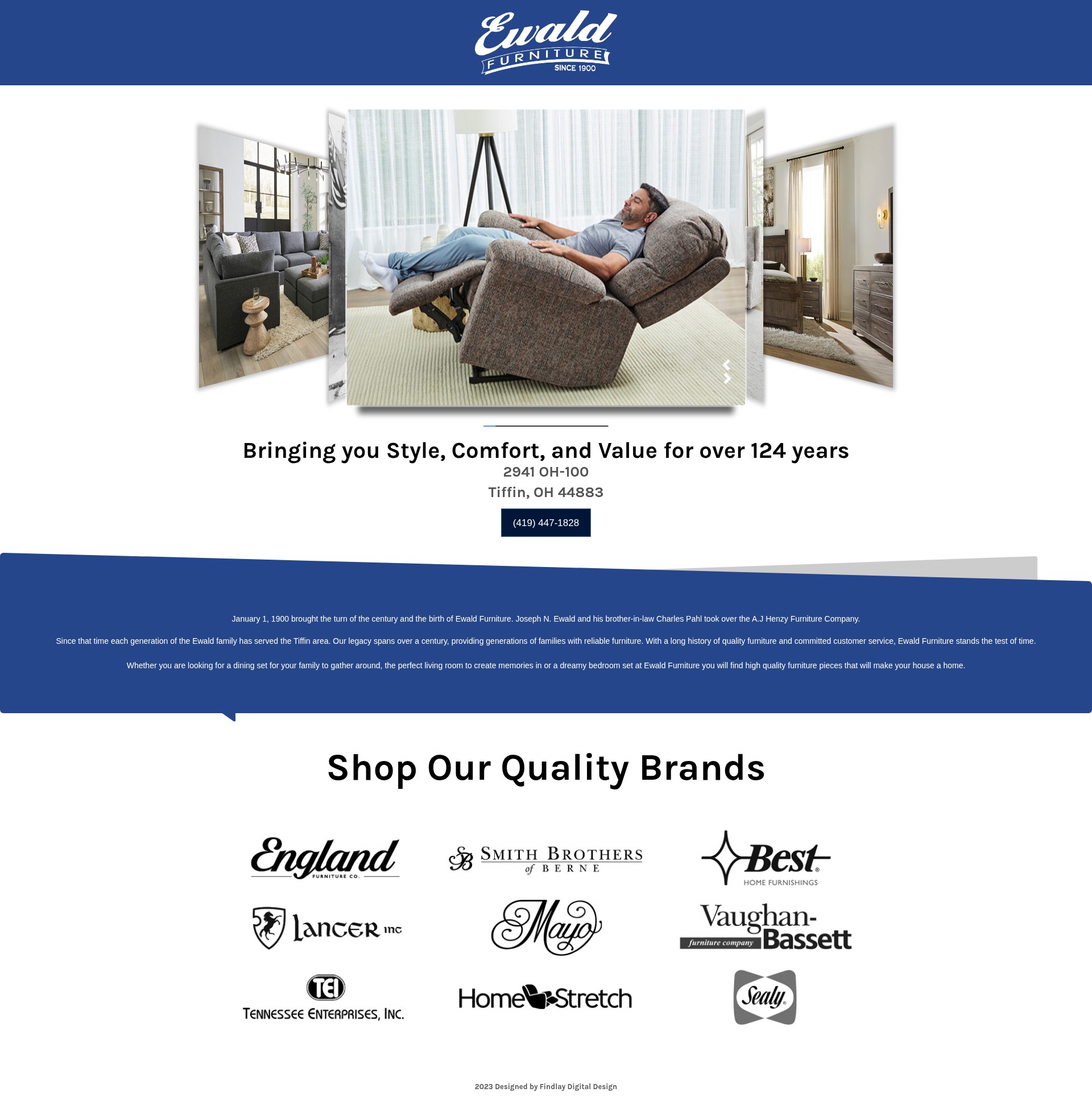 Screenshot of ewaldfurn.com