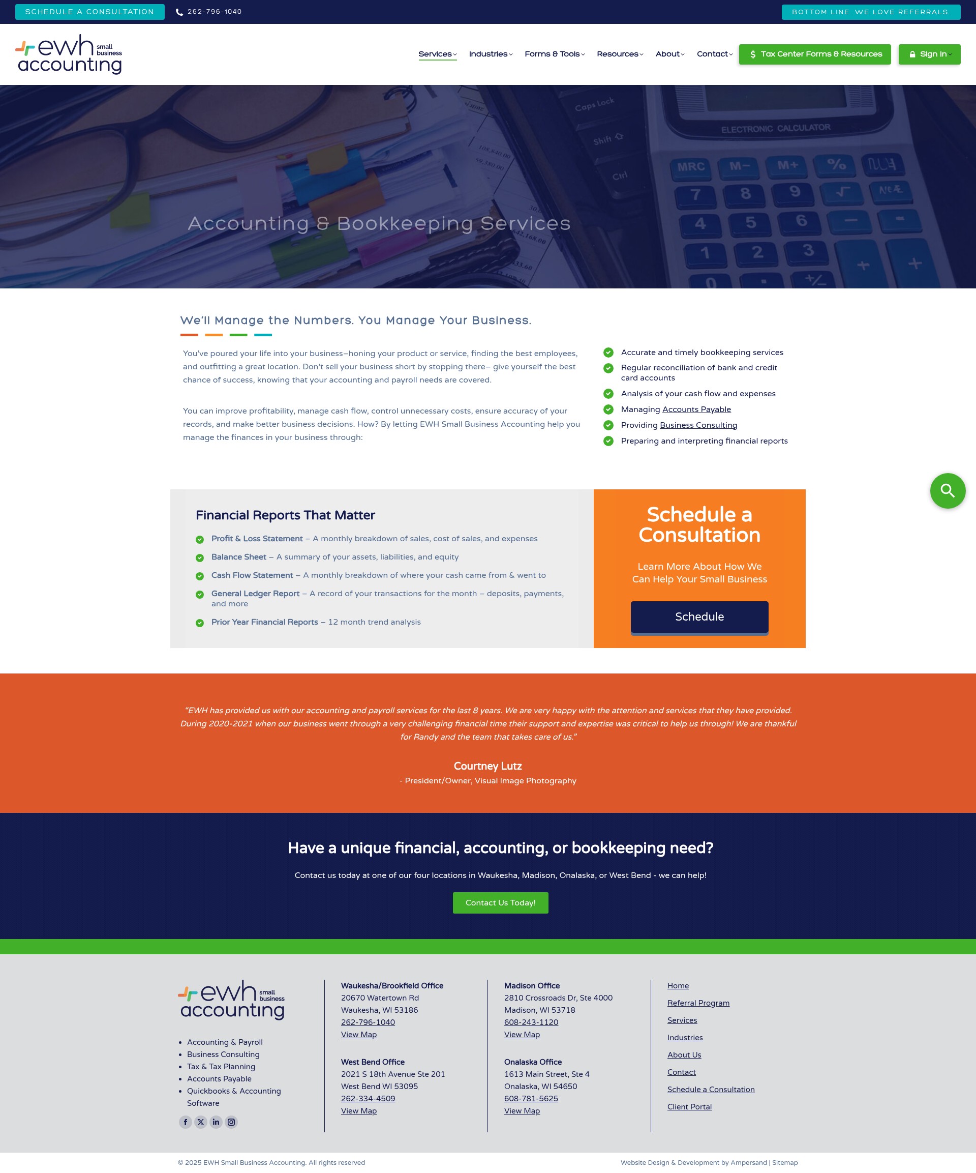 Screenshot of ewhsba.com