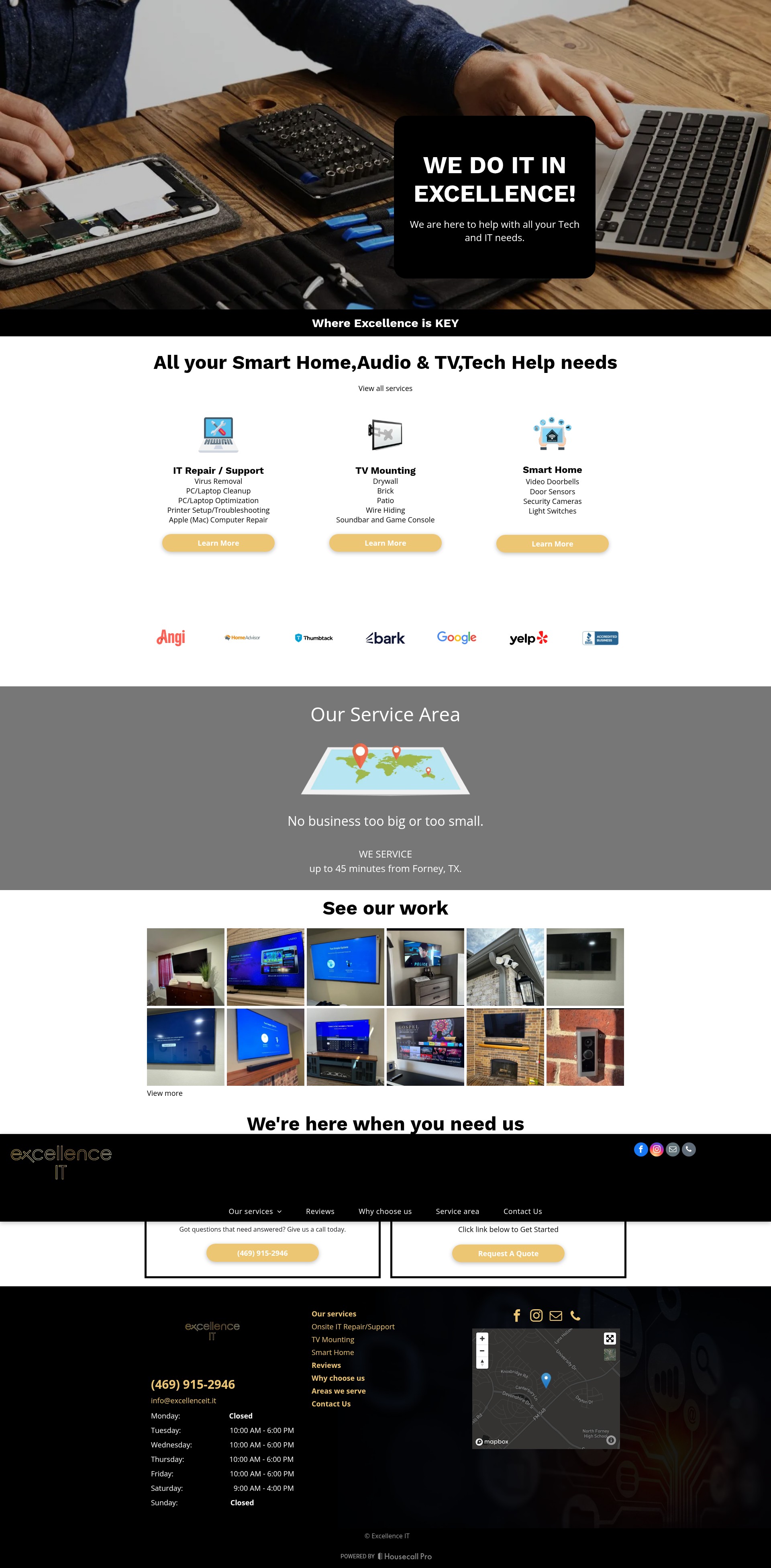 Screenshot of excellenceit.it