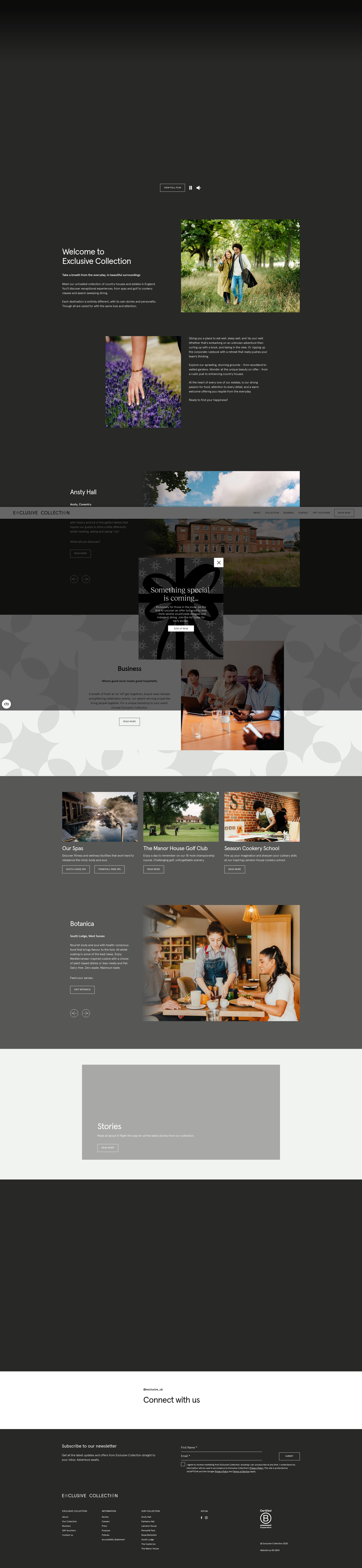 Screenshot of exclusive.co.uk