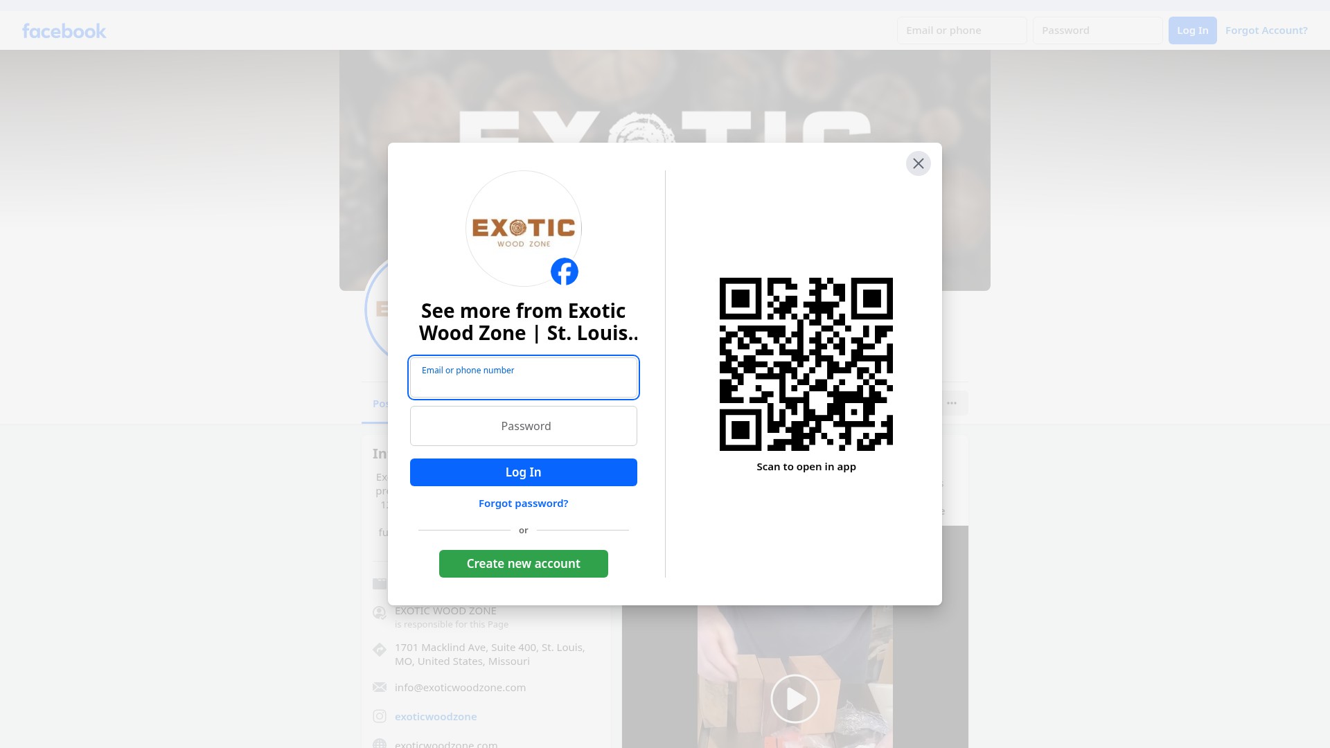 Screenshot of exoticwoodzone.com