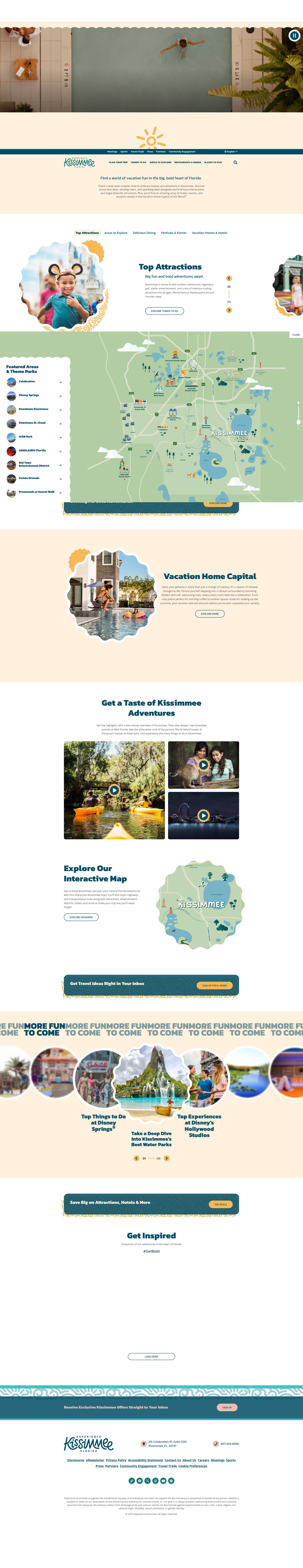 Screenshot of experiencekissimmee.com