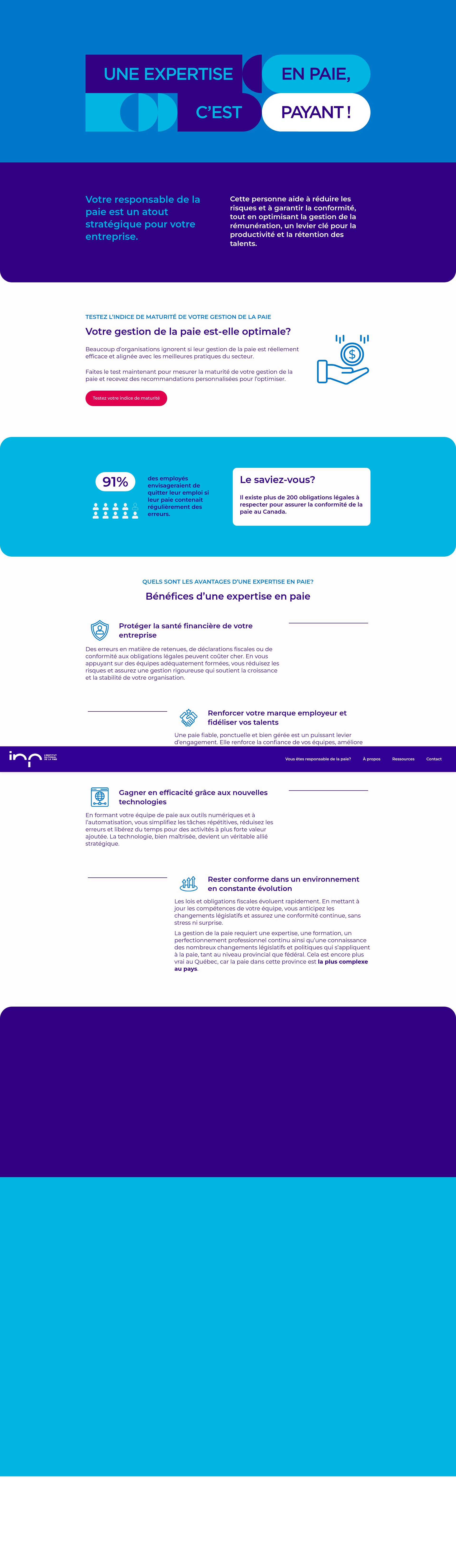 Screenshot of expertisepayante.ca