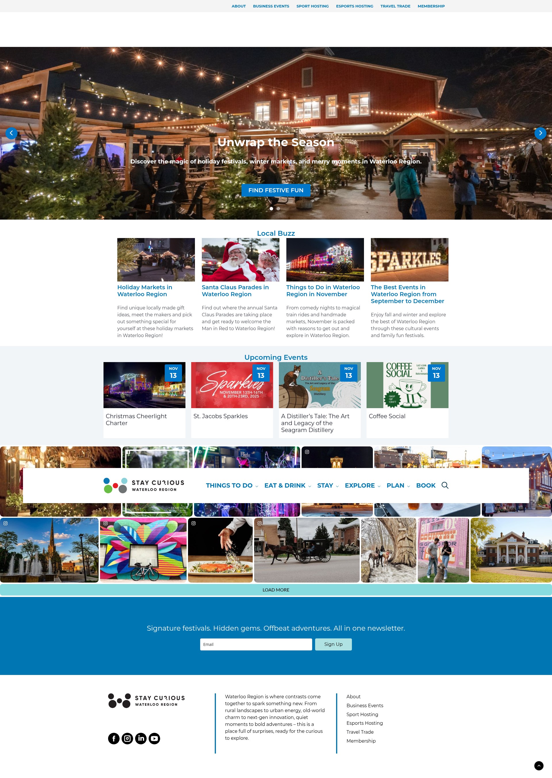 Screenshot of explorewaterloo.ca