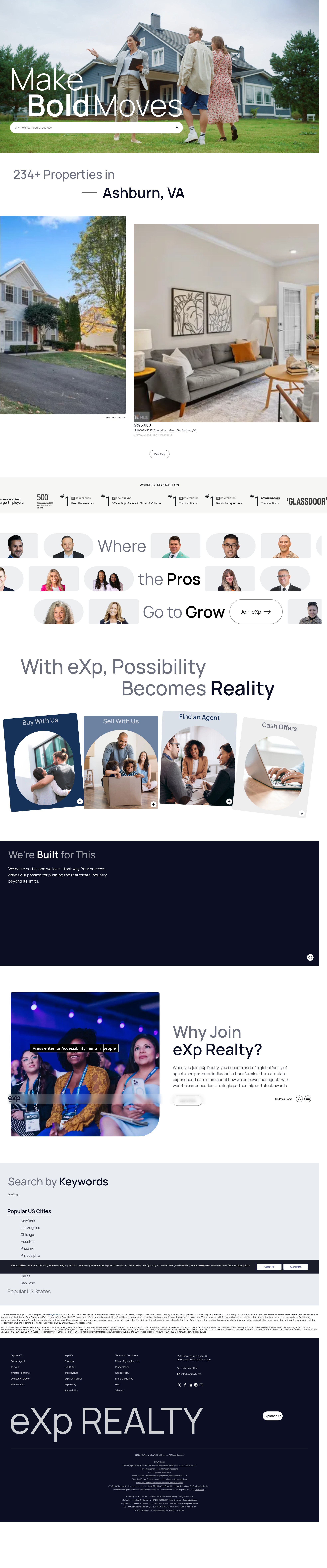 Screenshot of exprealty.com